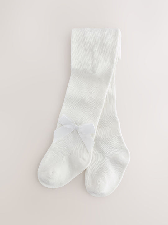 Pink Baby Bow Tights