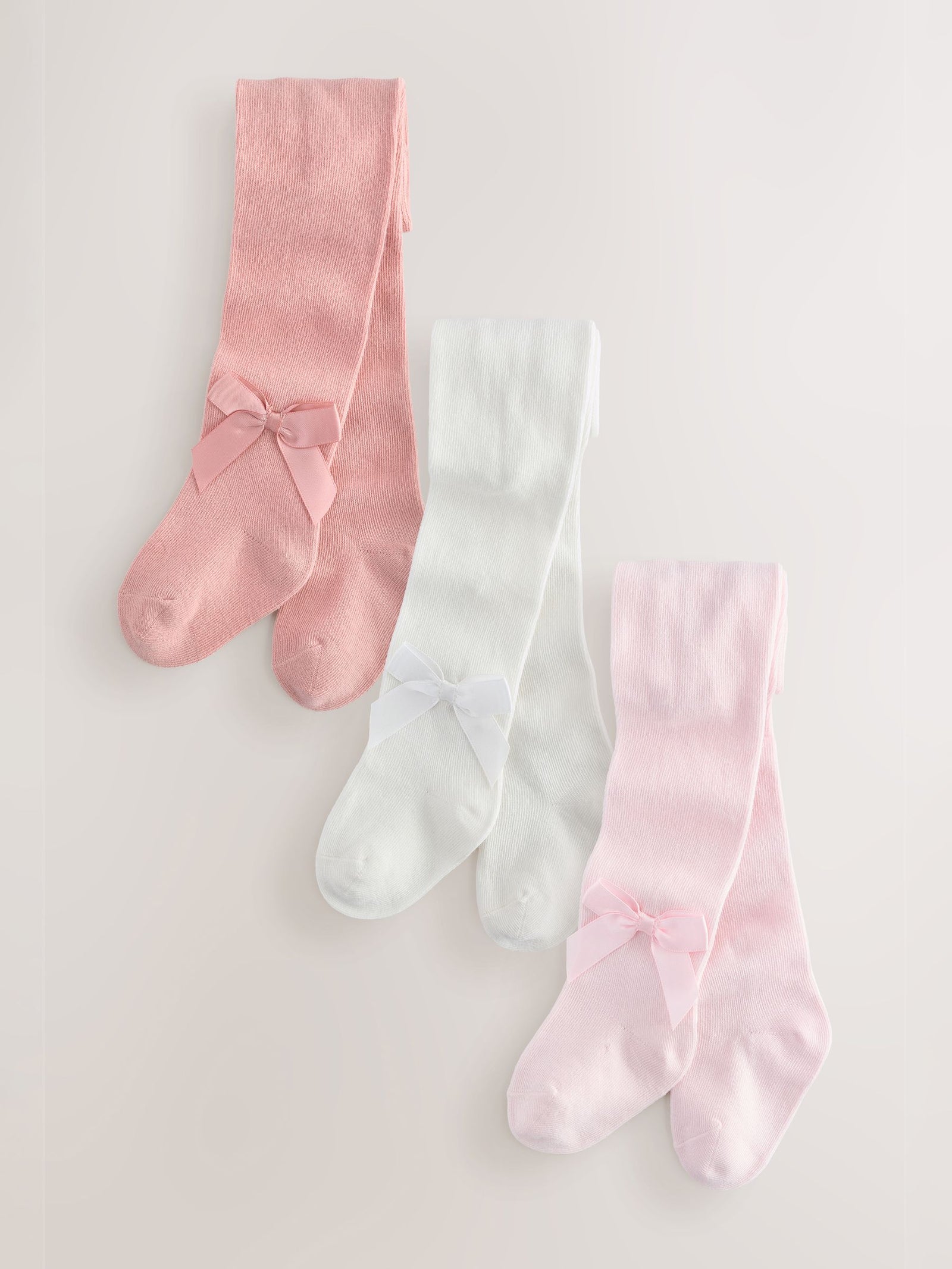 Pink Baby Bow Tights