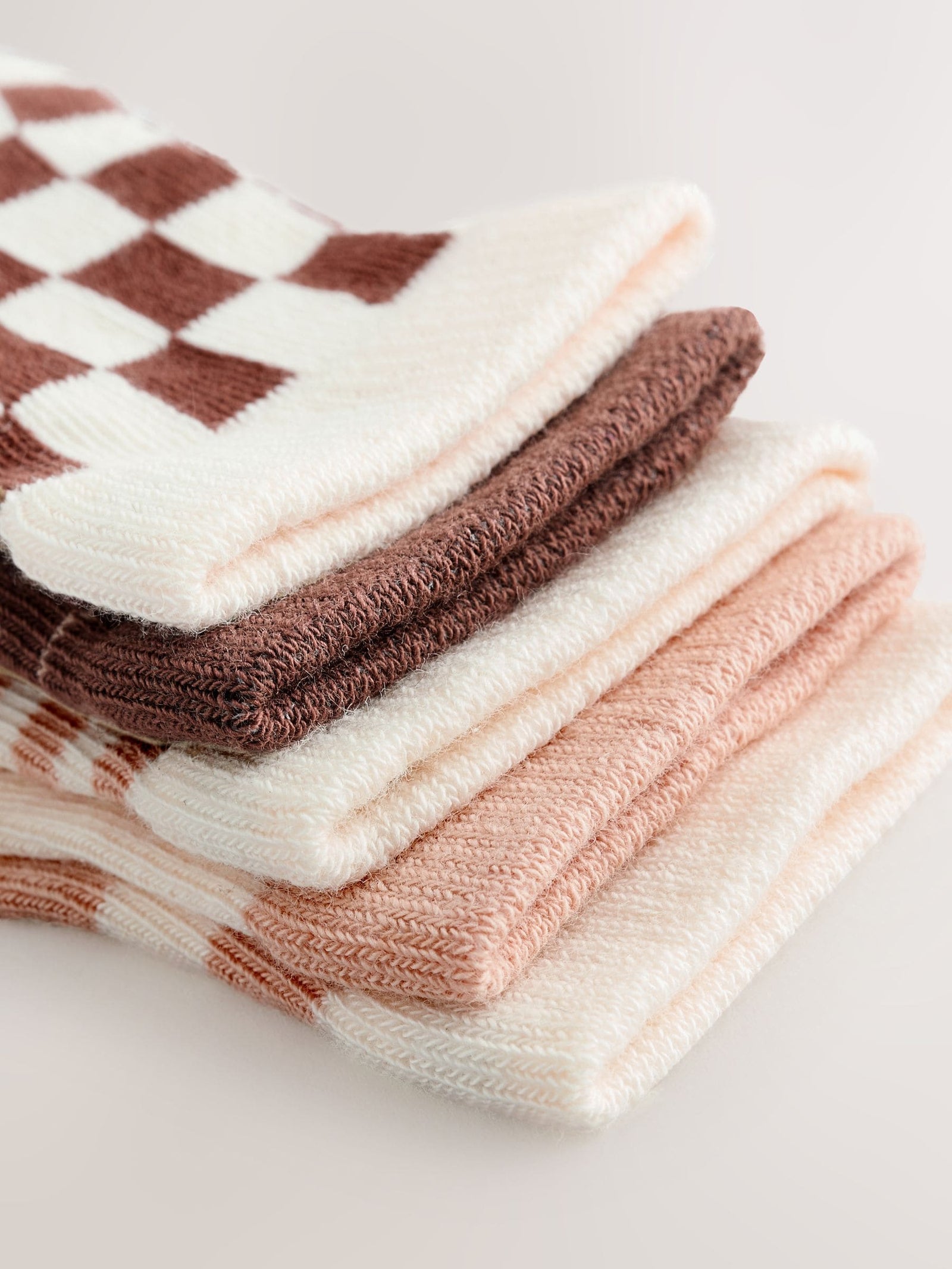 Brown Baby Socks 5 Pack (0mths-2yrs)