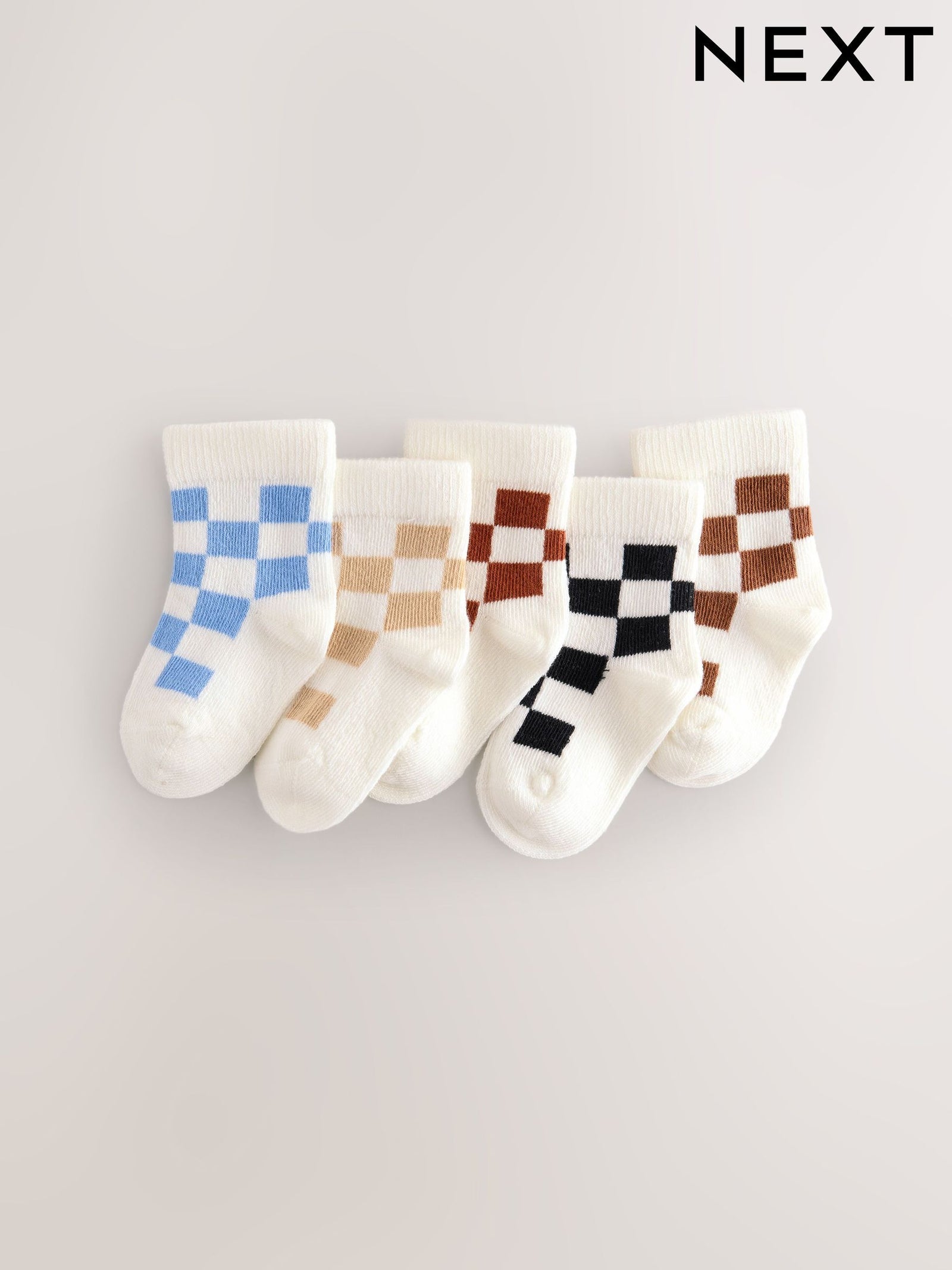 Multi Baby Socks 5 Pack (0mths-2yrs)