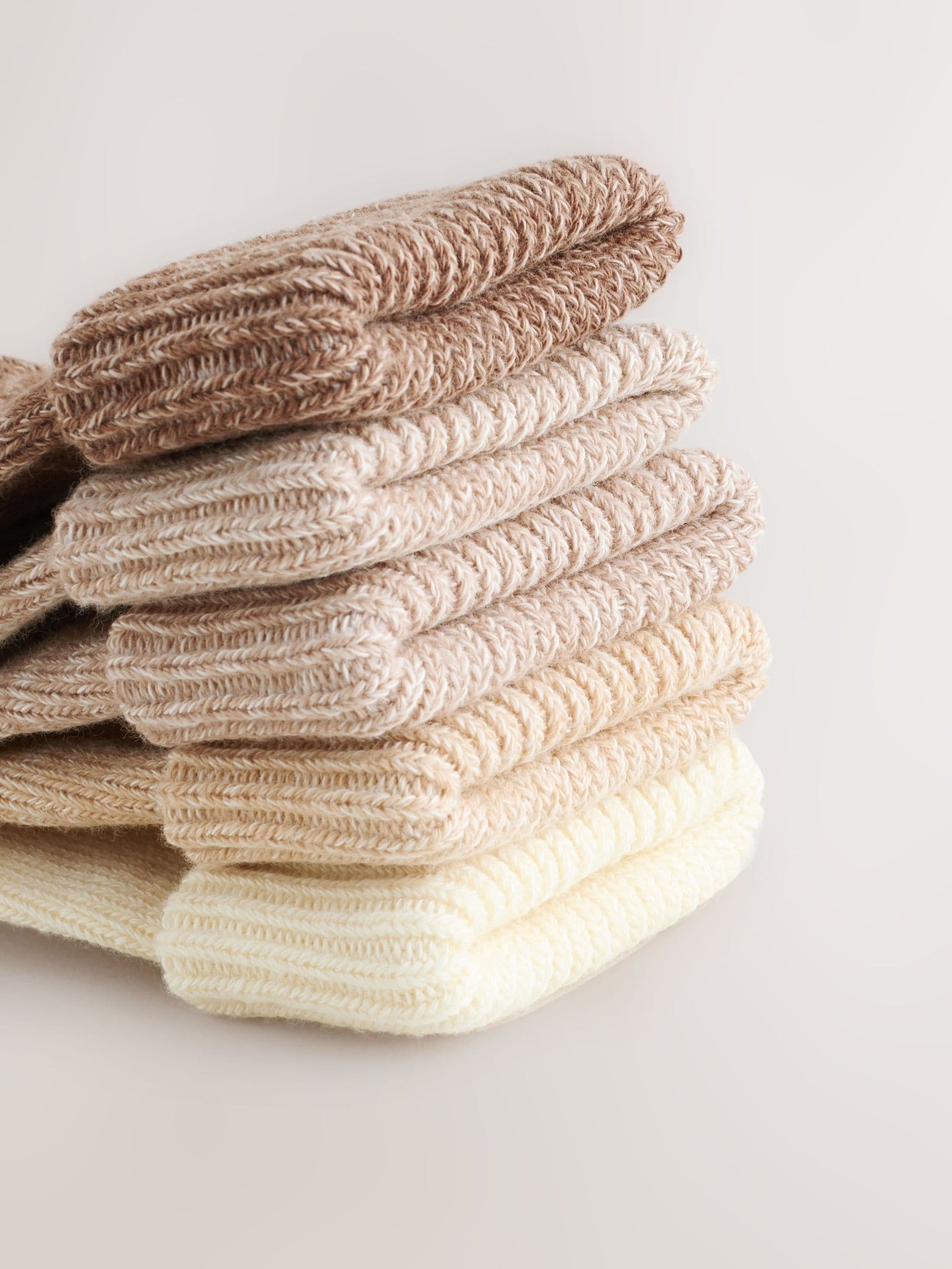Neutral Baby Roll Top Socks (0mths-2yrs)
