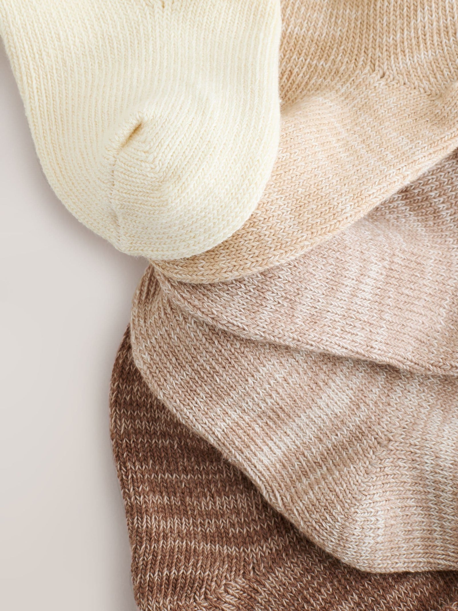 Neutral Baby Roll Top Socks (0mths-2yrs)