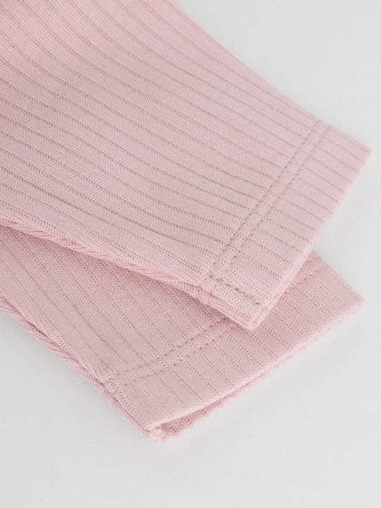 Chocolate Pink Long Sleeve Baby Bodysuits 5 Pack