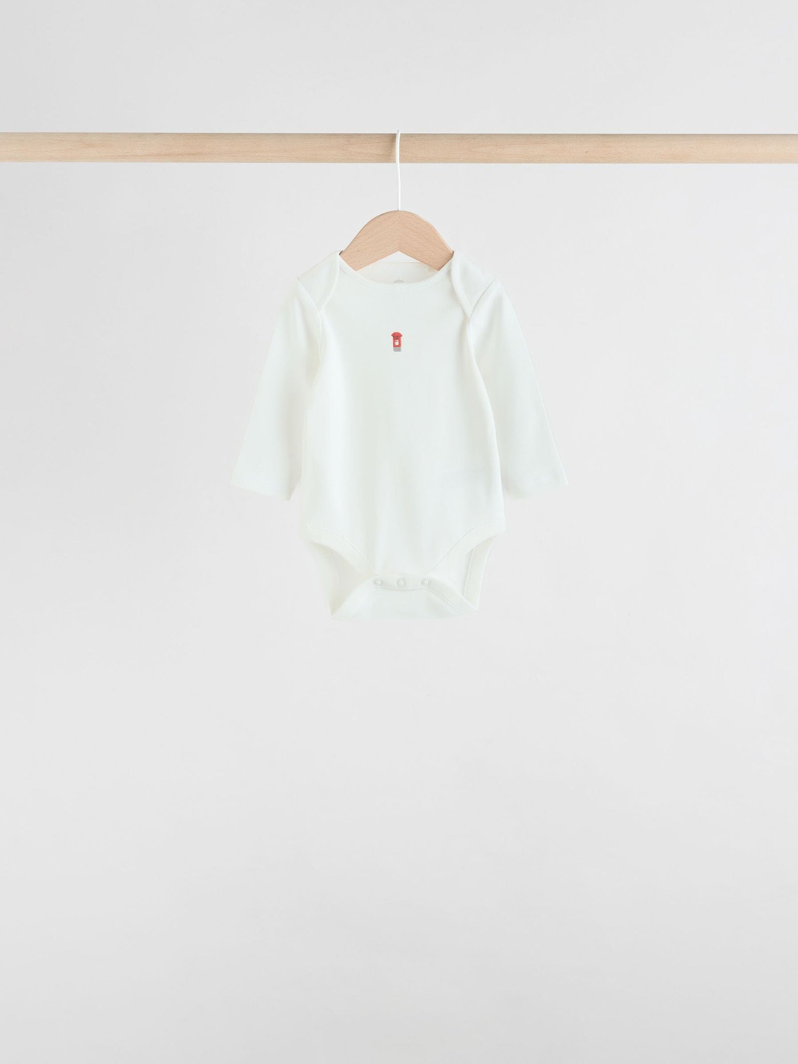 Red Baby London Long Sleeve Bodysuits 5 Pack