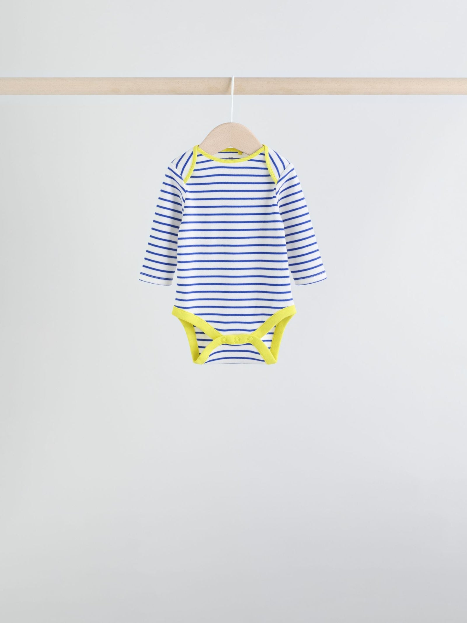 Bright Baby Long Sleeve Bodysuits 5 Pack