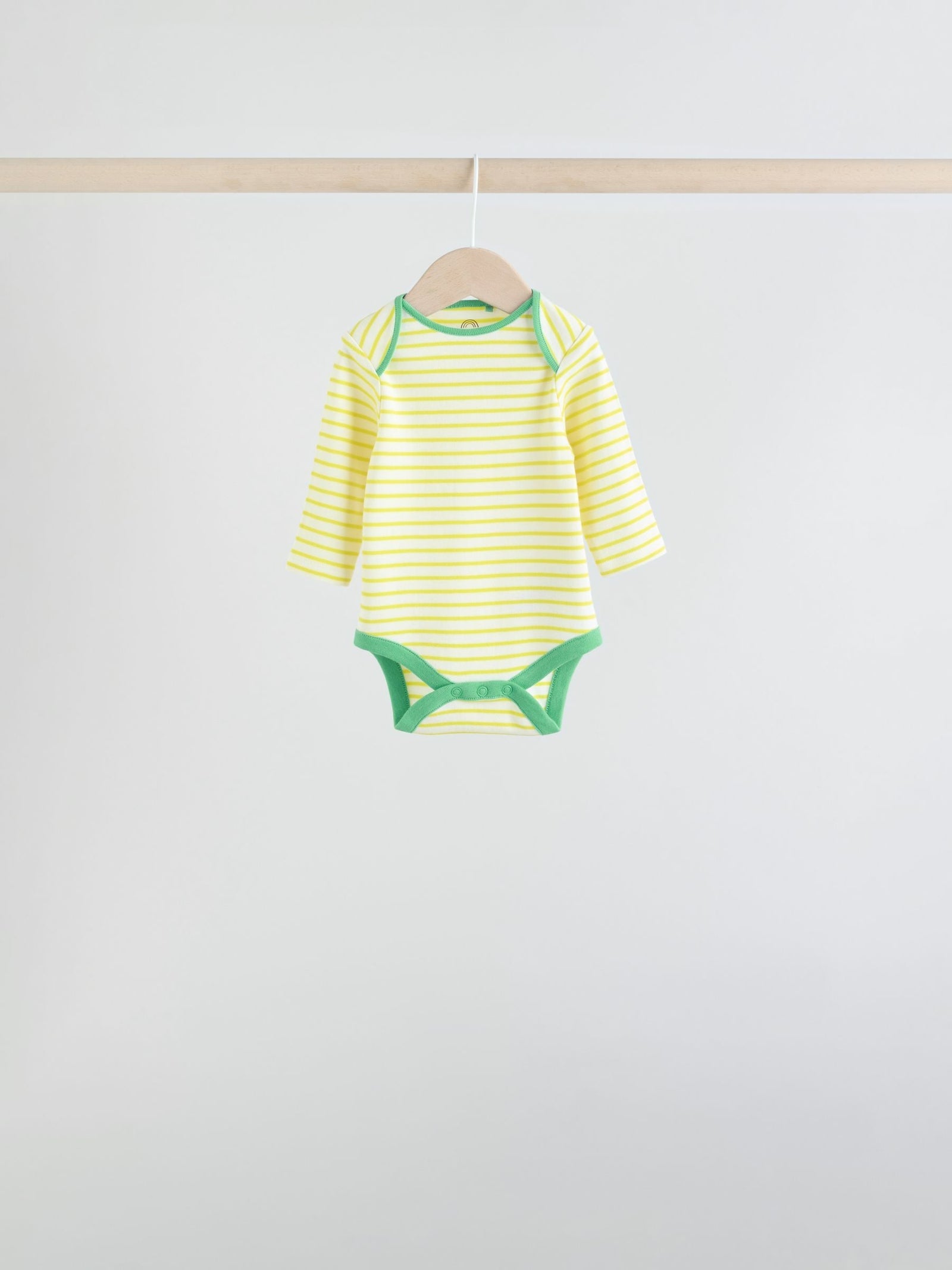 Bright Baby Long Sleeve Bodysuits 5 Pack