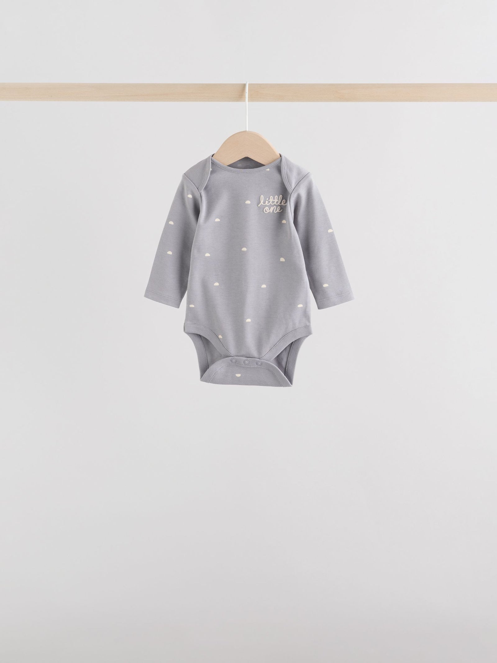 Monochrome Baby Long Sleeve Bodysuits 5 Pack