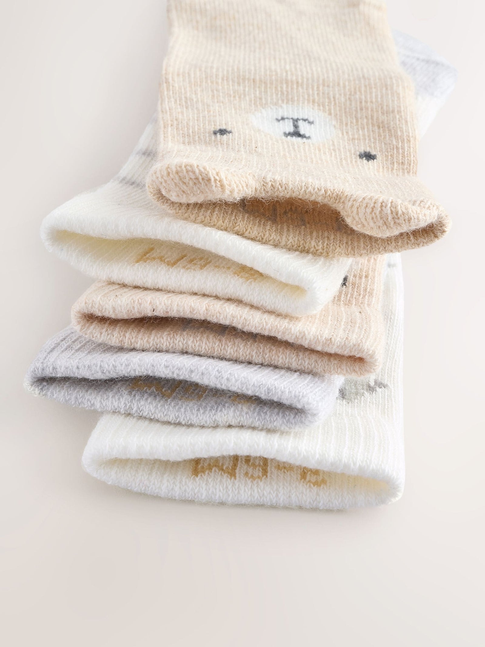 Neutral Baby Socks 5 Pack