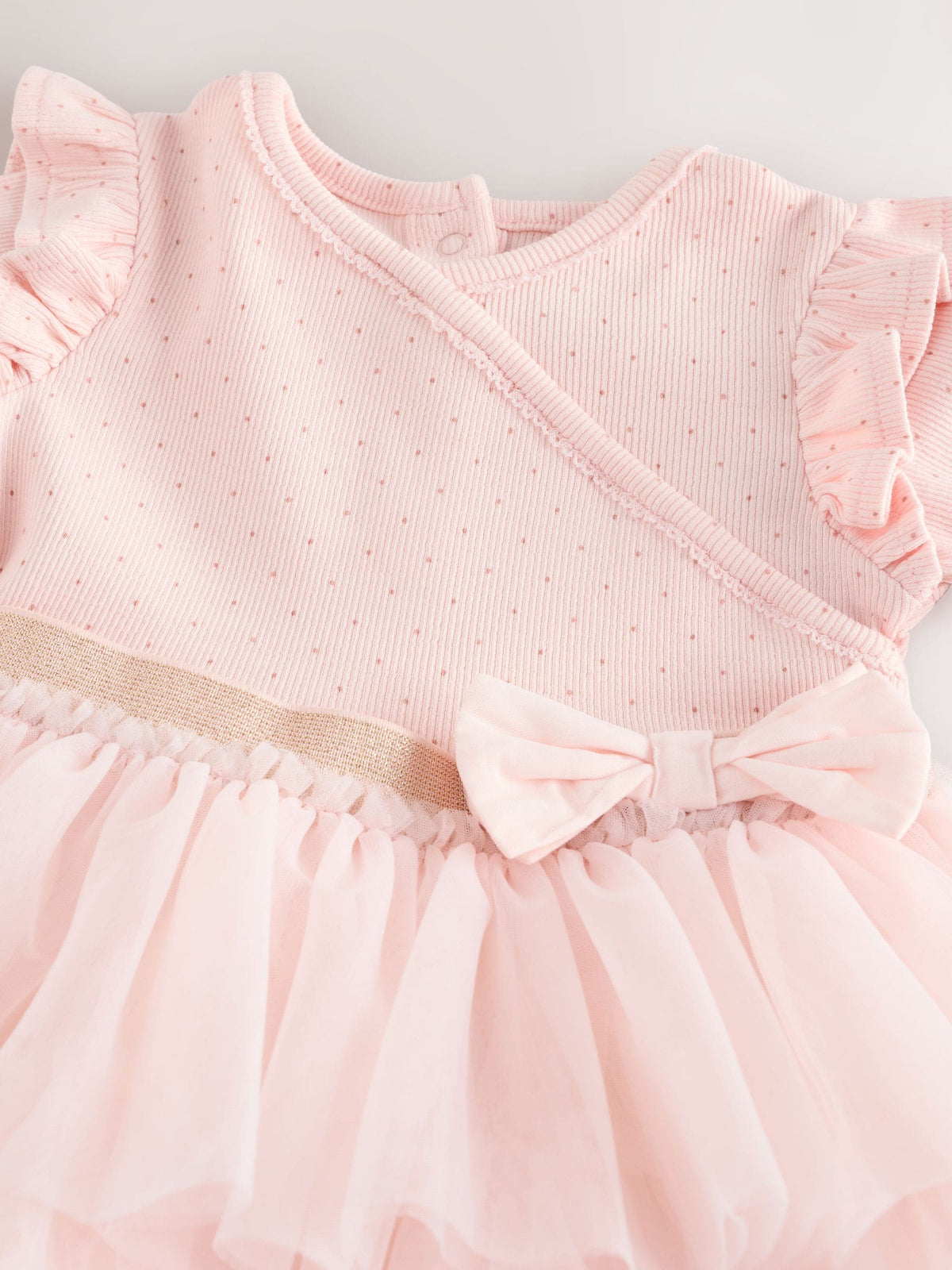 Pink Baby Long Sleeve Tutu Dress (0mths-2yrs)