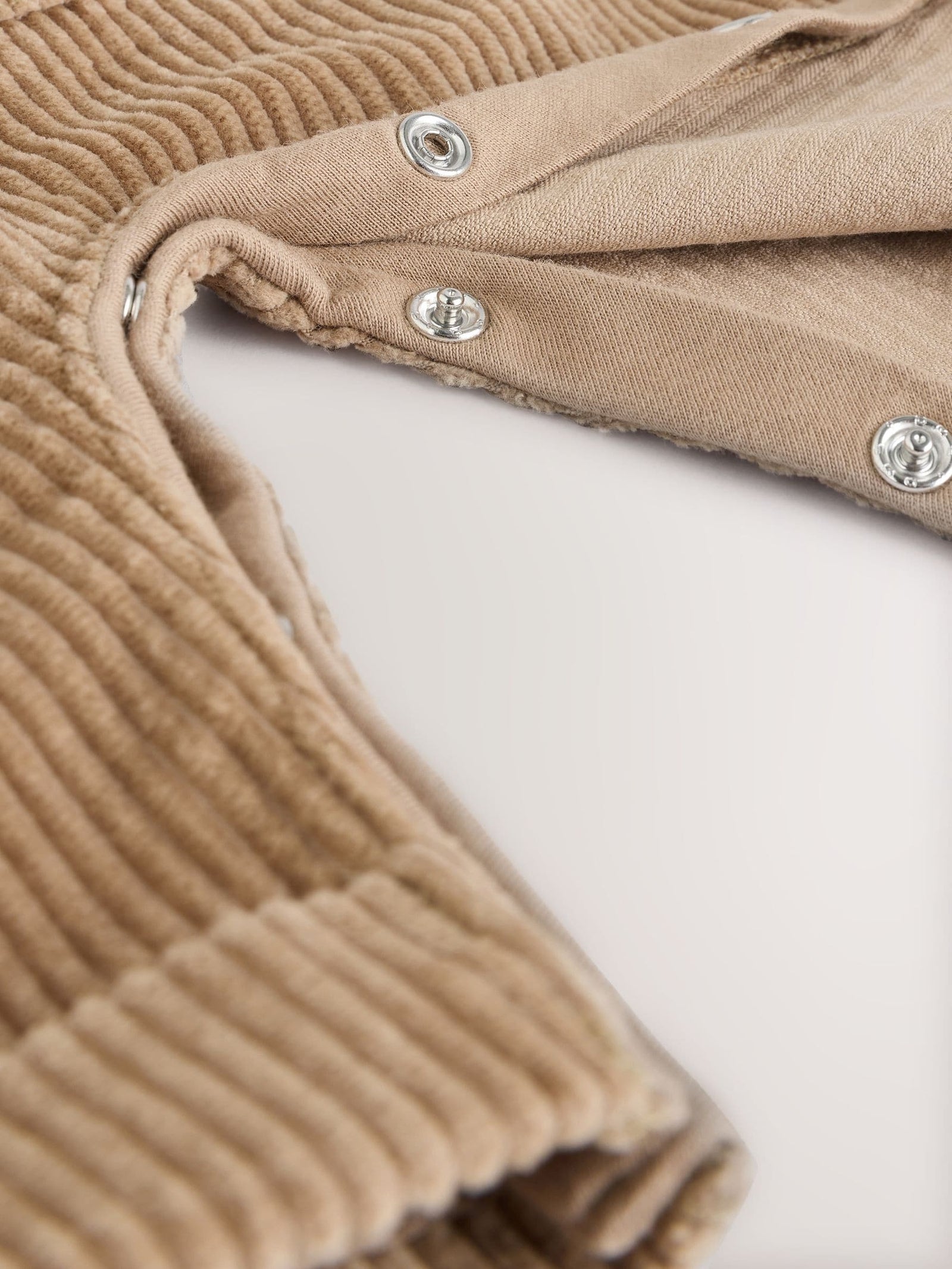 Tan Brown Bear Cord Dungarees and Bodysuit Set (0mths-2yrs)