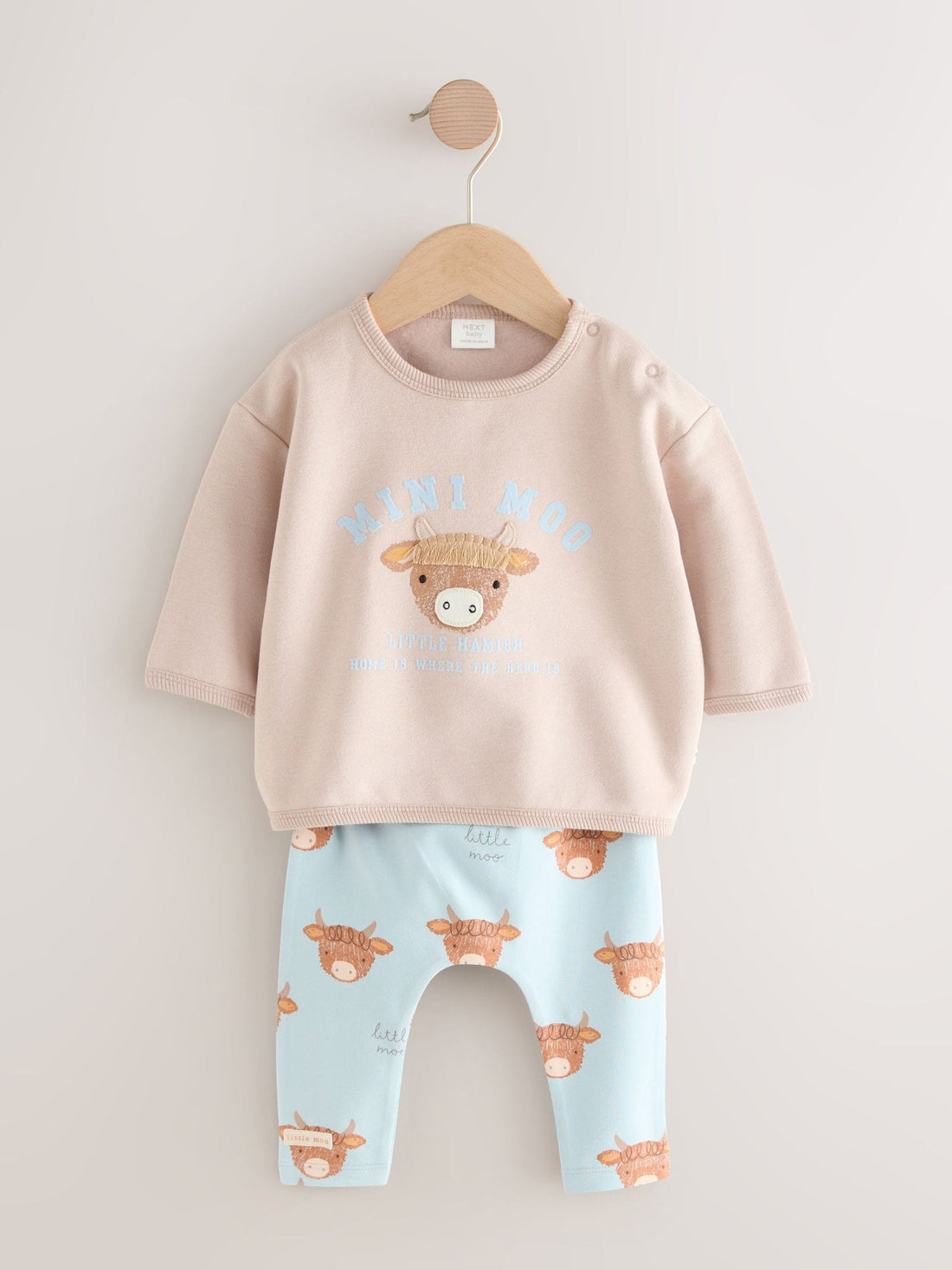 Blue Hamish Baby Sweatshirt and Leggings Set (0mths-3yrs)