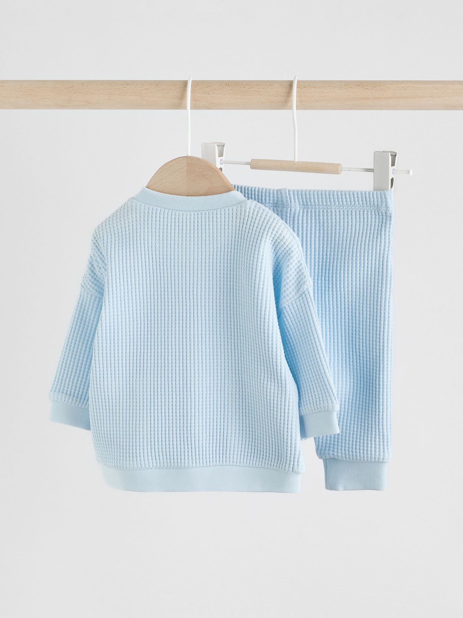 Blue 100% Cotton Top and Joggers Baby 2 Piece Set (0mths-2yrs)