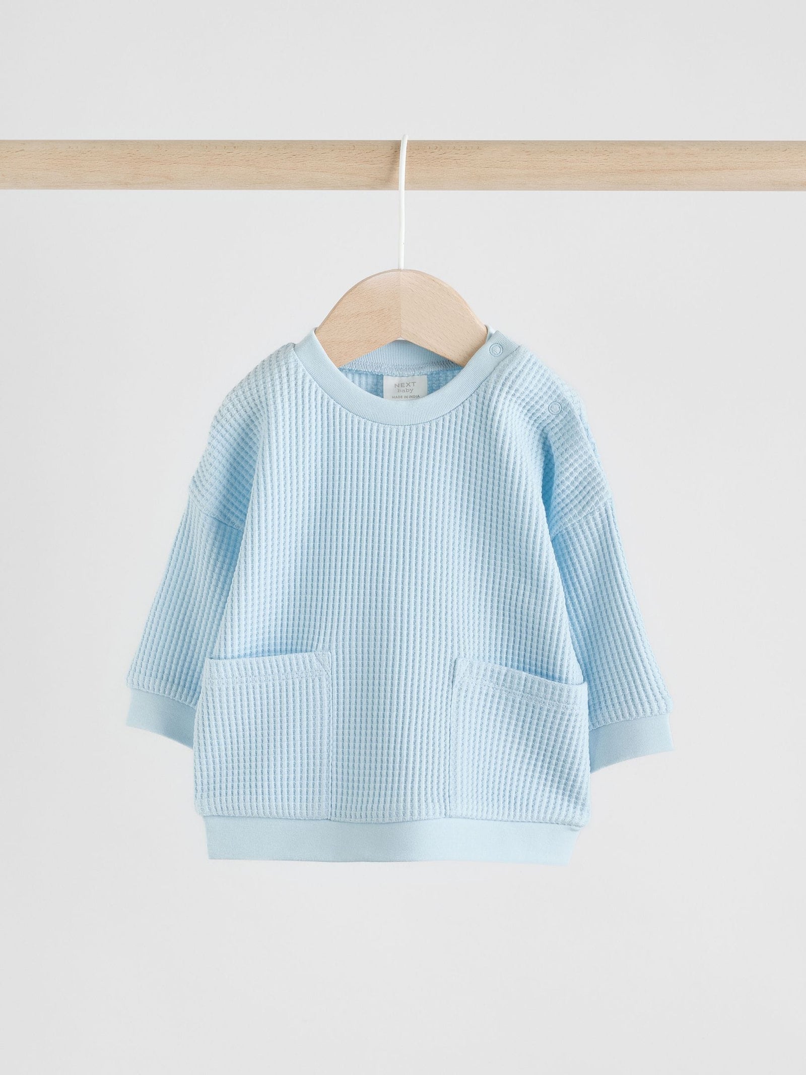 Blue 100% Cotton Top and Joggers Baby 2 Piece Set (0mths-2yrs)