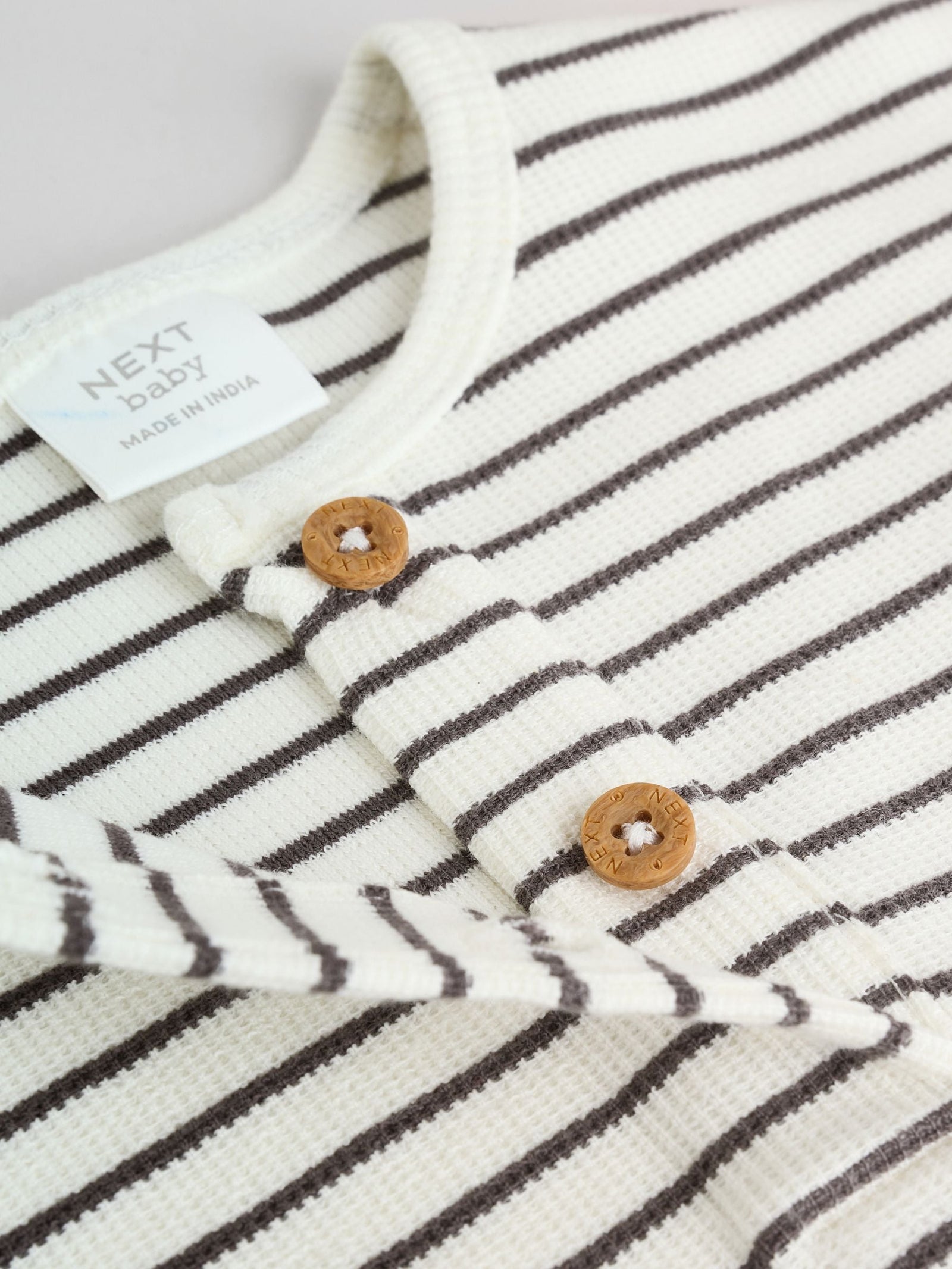 Mono Stripe Baby Long Sleeve T-Shirts 4 Pack (0mths-2yrs)