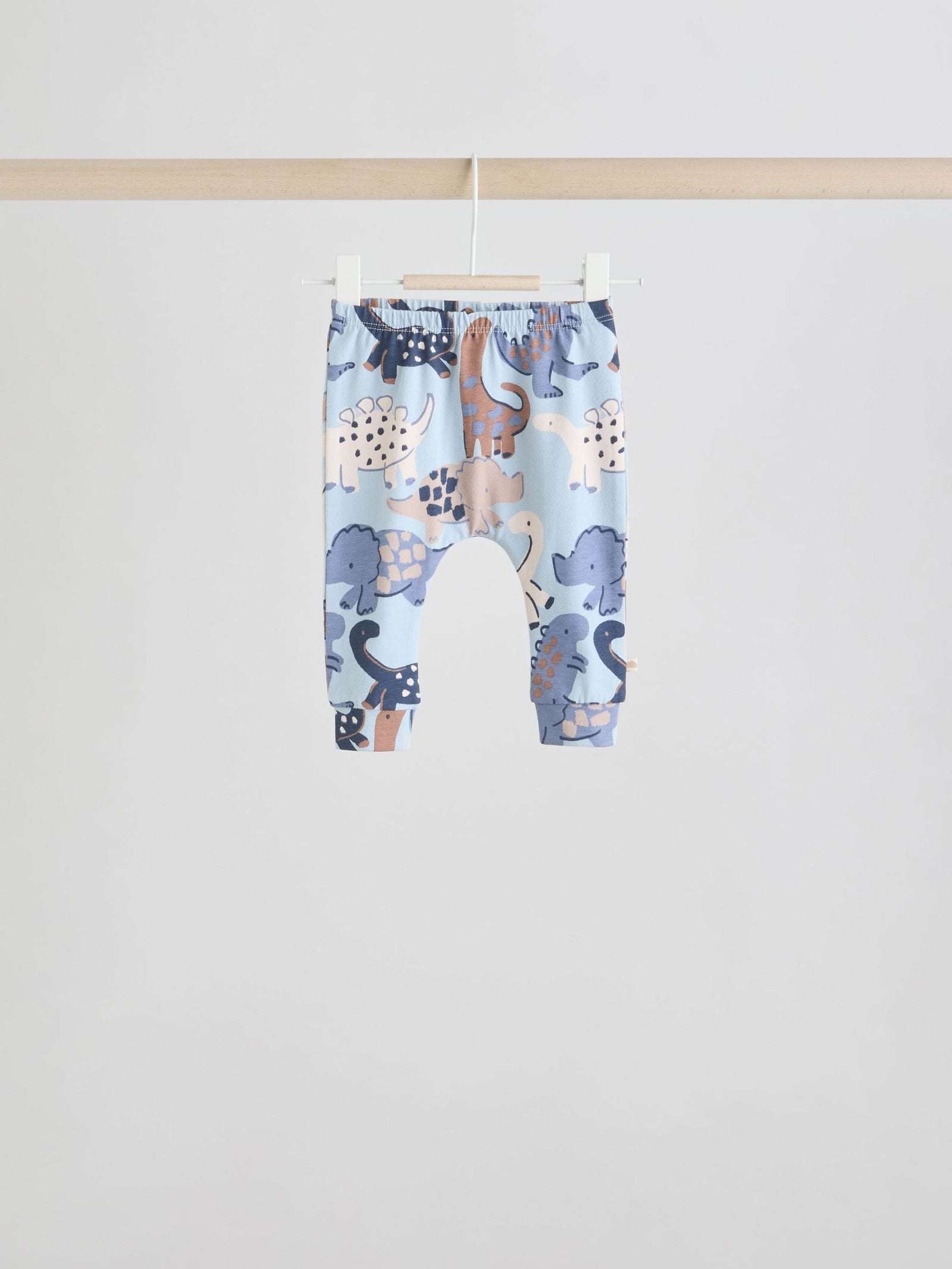 Blue Dino Tops and Leggings 6 Piece Baby Set (0mths-3yrs)
