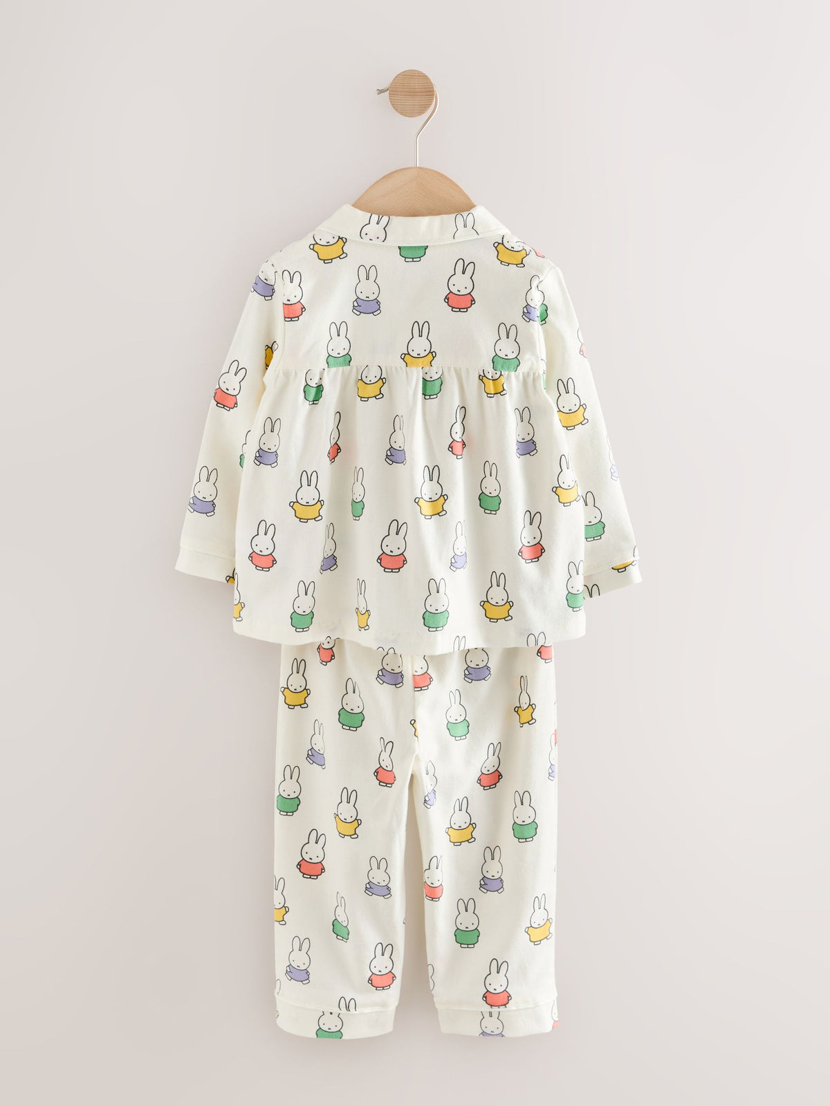 Ecru White Miffy Button Through Pyjamas (9mths-10yrs)
