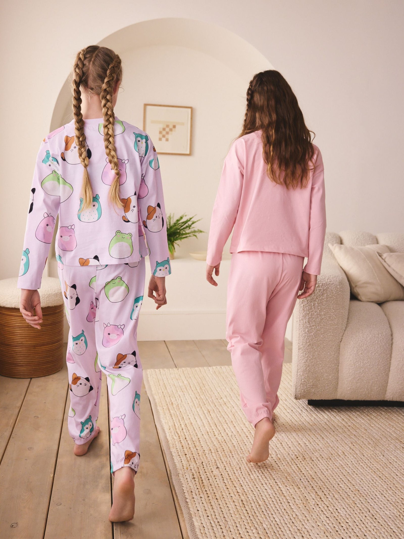 Pink/Lilac Squishmallow Pyjamas 2 Pack (5-14yrs)