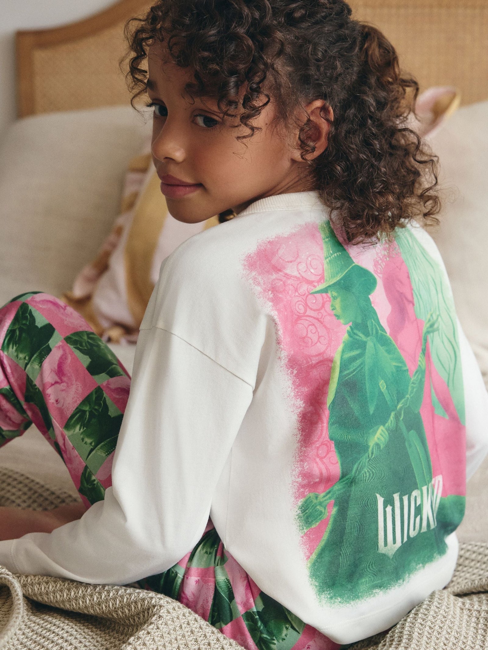 Pink/Green Wicked Pyjamas (5-16yrs)