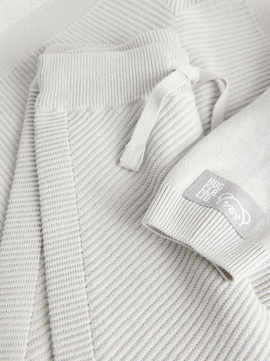 Light Grey Knitted Hoodie and Jogger Set (3mths-7yrs)