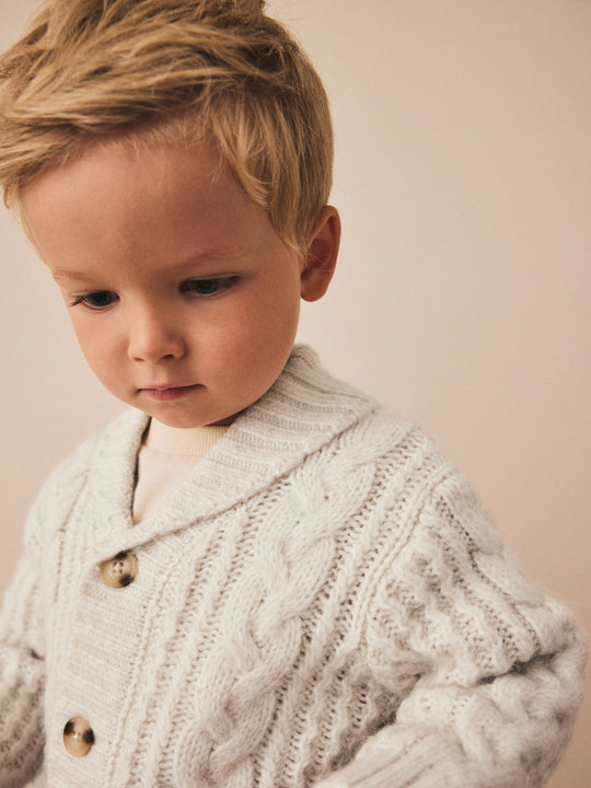 Cream Character Cardigan (3mths-7yrs)