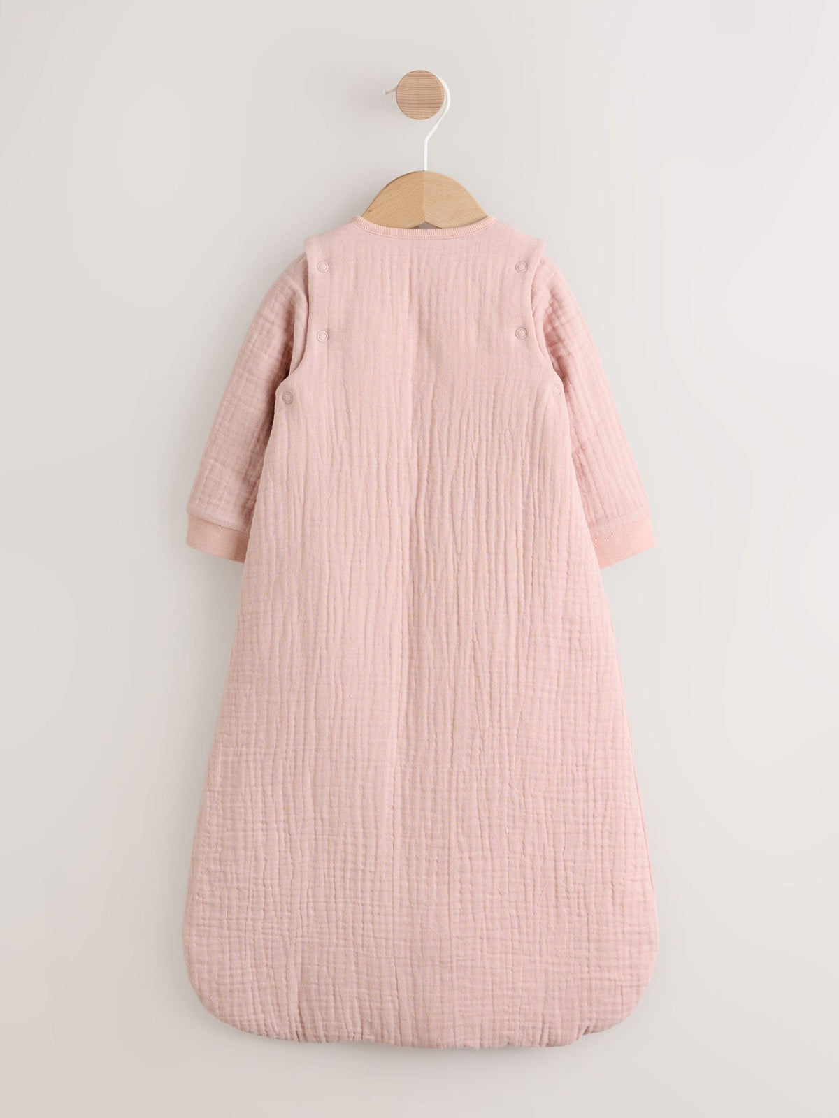 Modern Pink 2.5 TOG Removable Sleeve Muslin Baby Sleep Bag