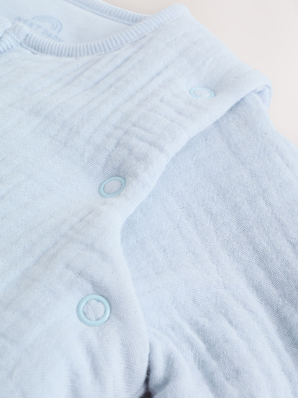 Modern Blue 2.5 TOG Removable Sleeve Muslin Baby Sleep Bag