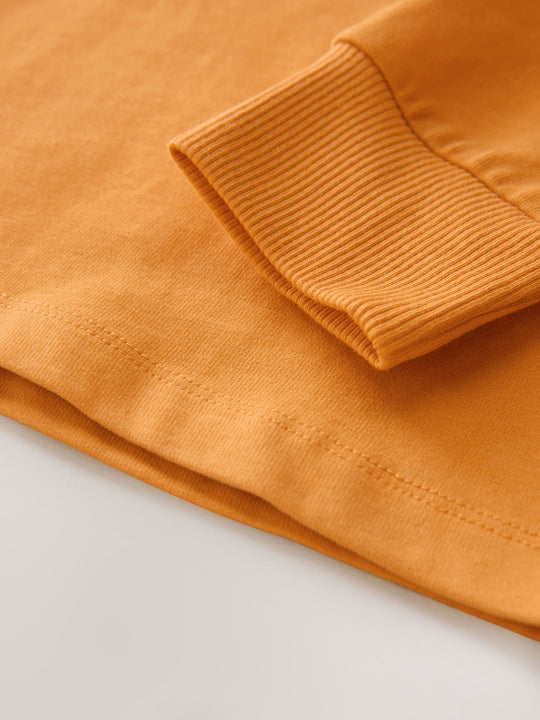 Ochre Yellow Regular Fit Long Sleeve Cosy T-Shirt (3-16yrs)