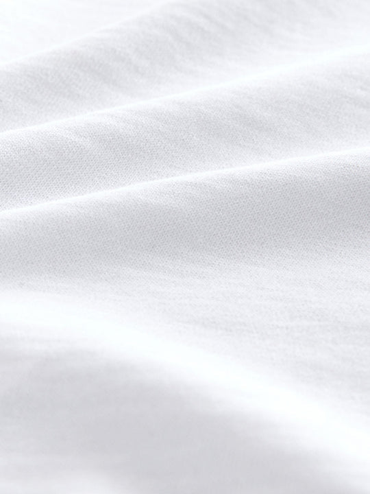 White Relaxed Fit Long Sleeve Cosy T-Shirt immediate