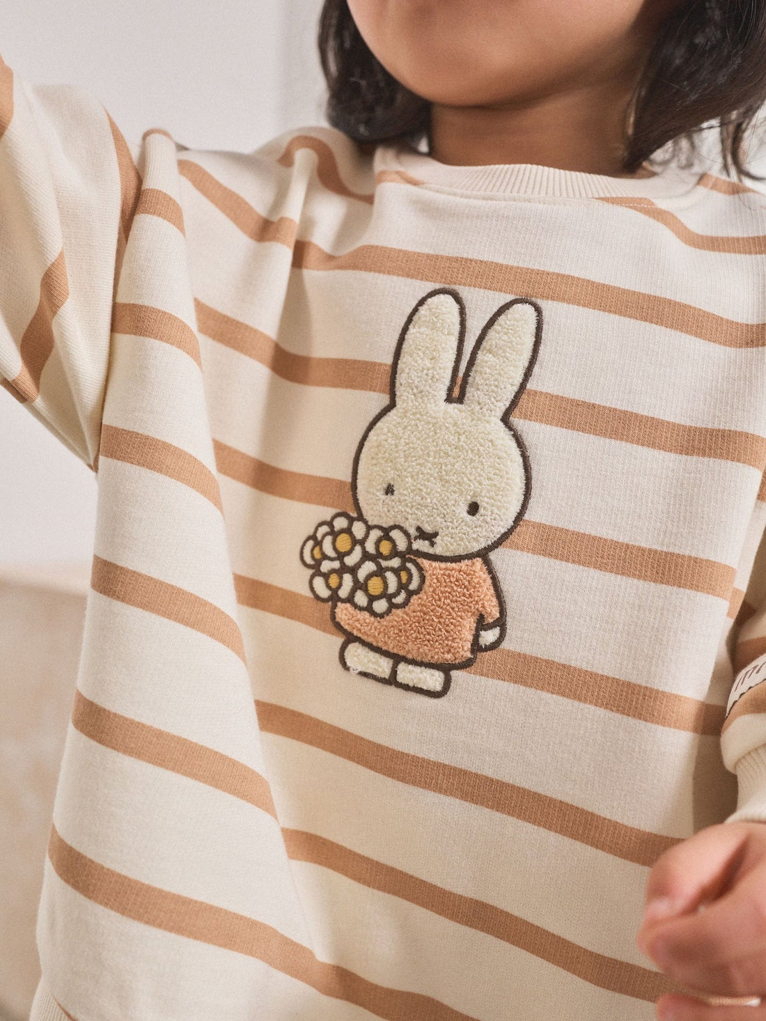 Cream Stripe Miffy Sweatshirt & Leggings Set (3mths-7yrs)