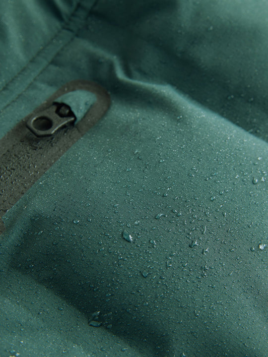 Khaki Green Waterproof Long Line Fleece Lined Puffer Coat (3-17yrs)
