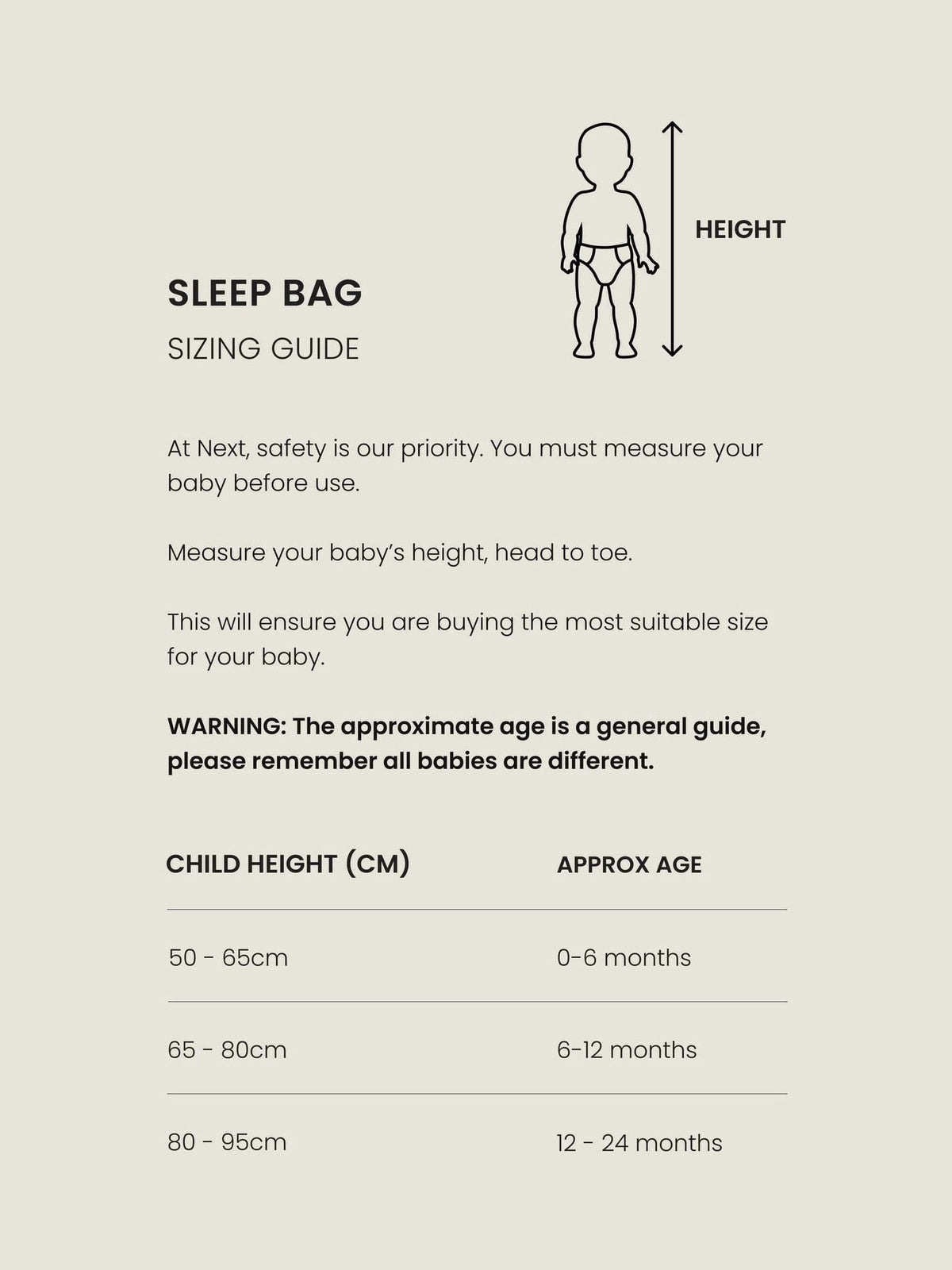 Ecru 2.5 TOG Removable Sleeve Muslin Baby Sleep Bag