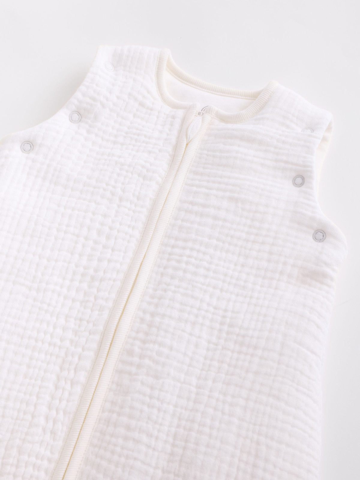 Ecru 2.5 TOG Removable Sleeve Muslin Baby Sleep Bag