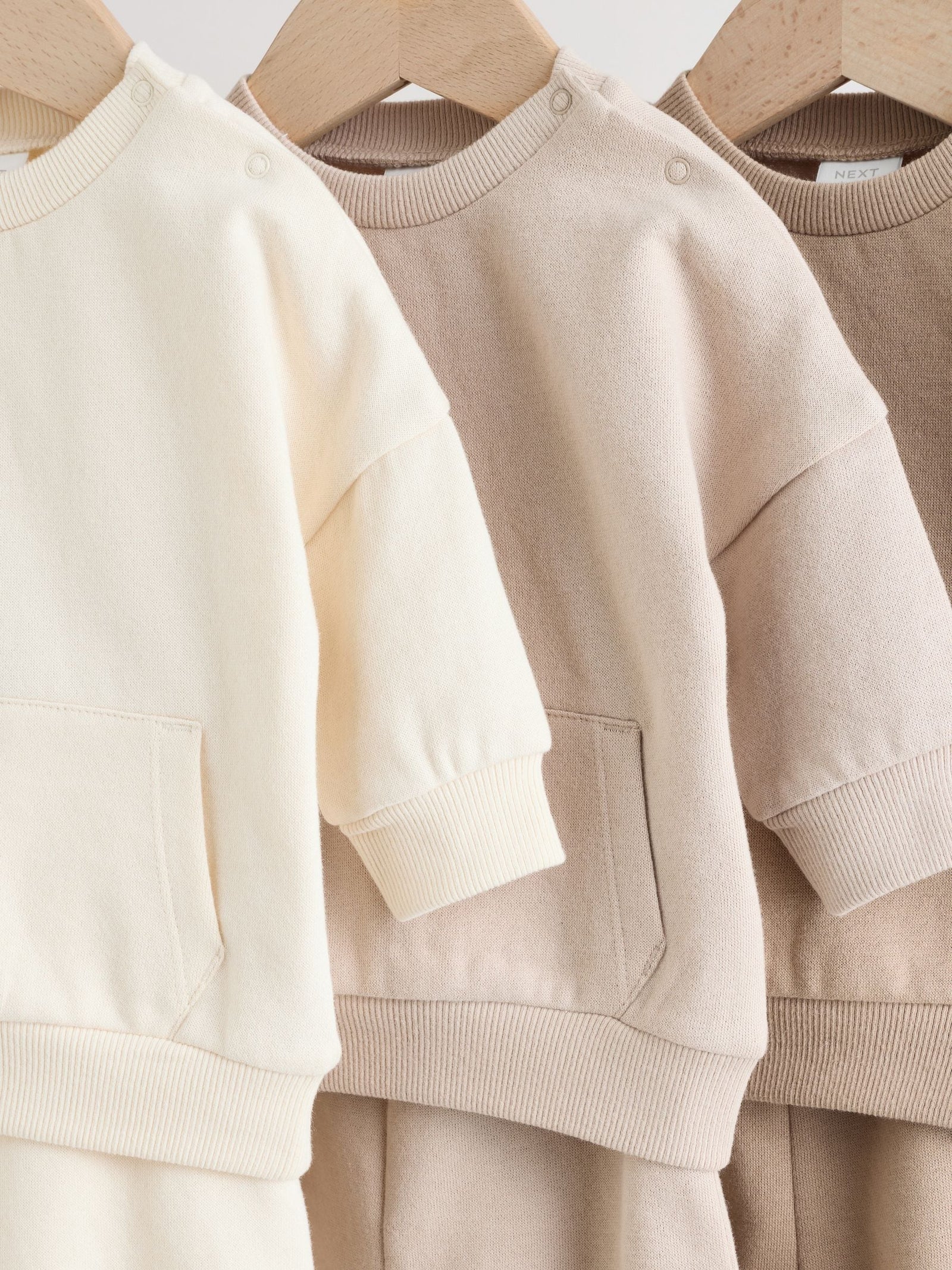 Neutral Baby Sweatshirt and Joggers Set 6 Piece (0mths-3yrs)