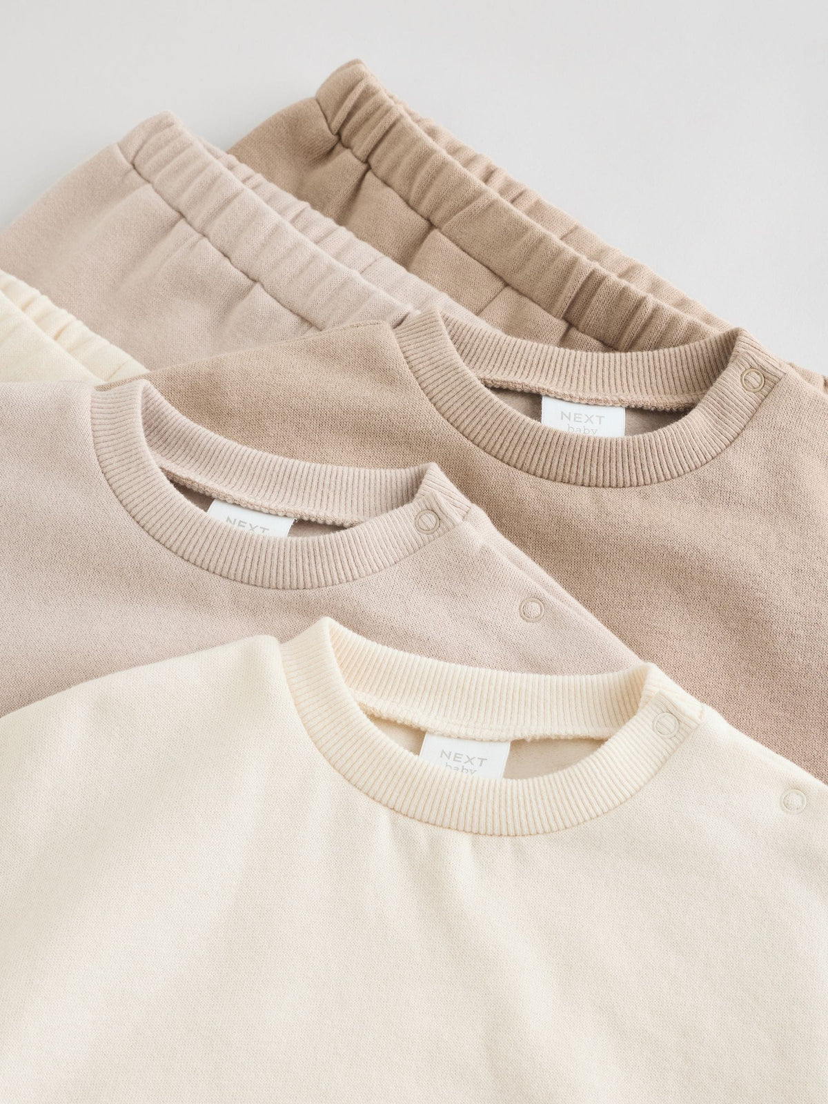 Neutral Baby Sweatshirt and Joggers Set 6 Piece (0mths-3yrs)