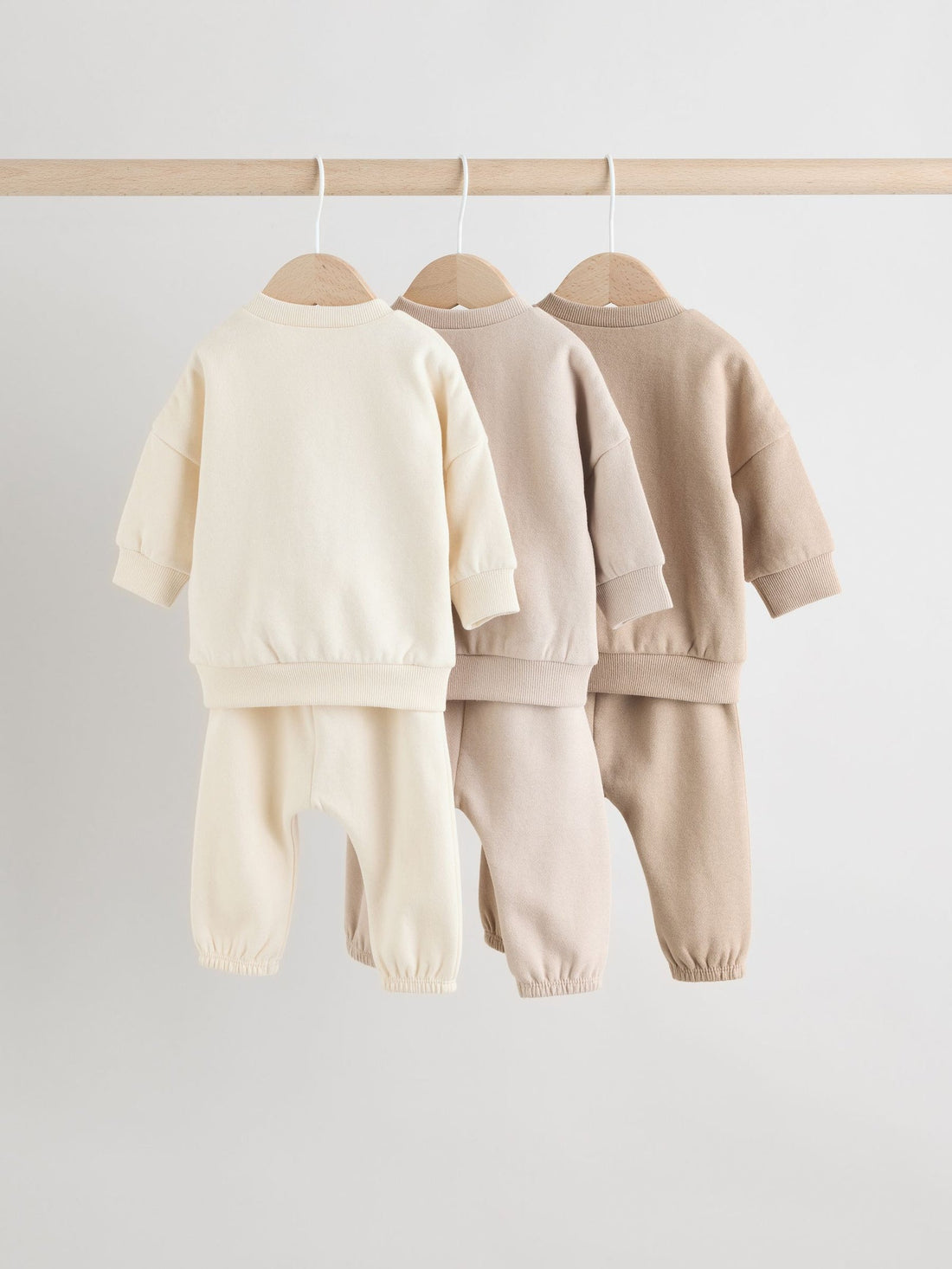 Neutral Baby Sweatshirt and Joggers Set 6 Piece (0mths-3yrs)
