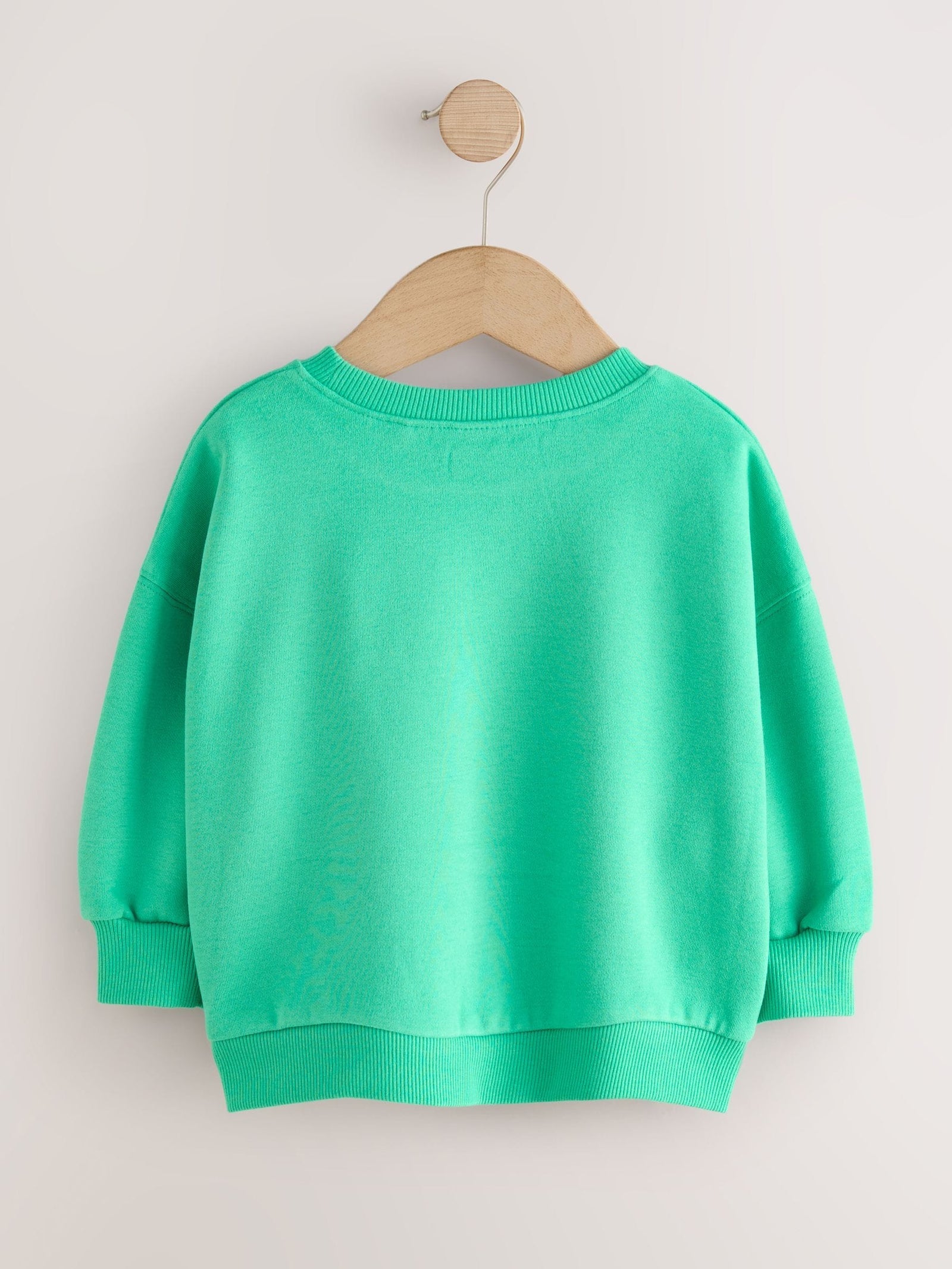 Green Cat Crew Neck Sweatshirt (3mths-7yrs)