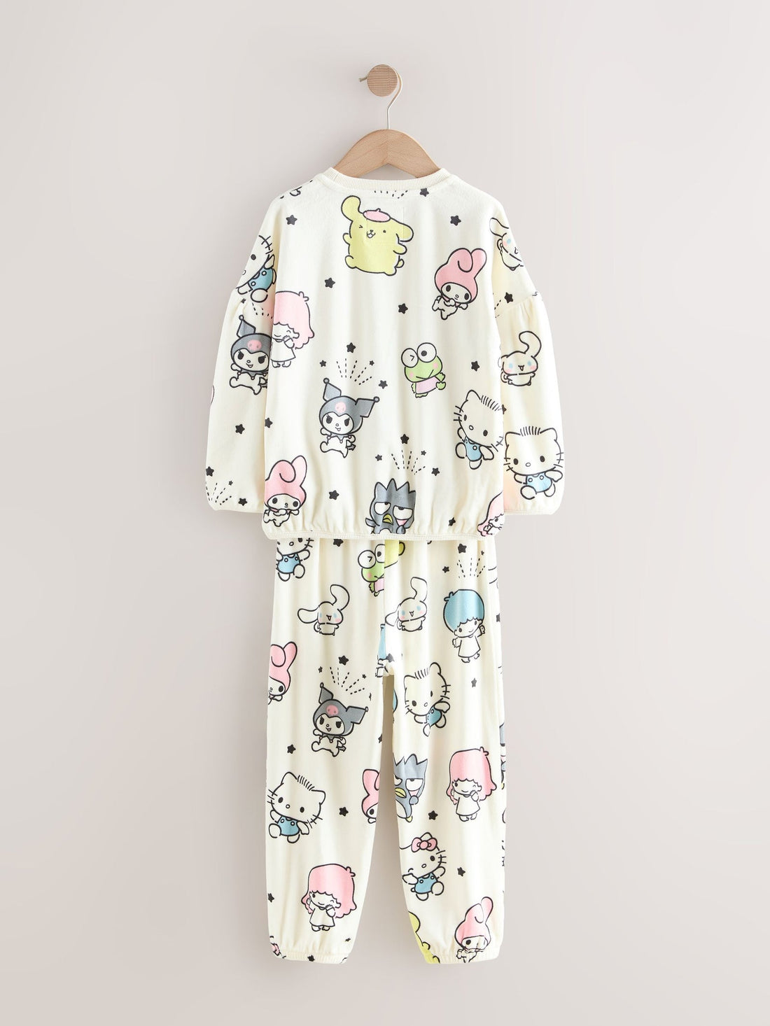 Ecru Hello Kitty Cosy Fleece Pyjamas 1 Pack (3-16yrs)
