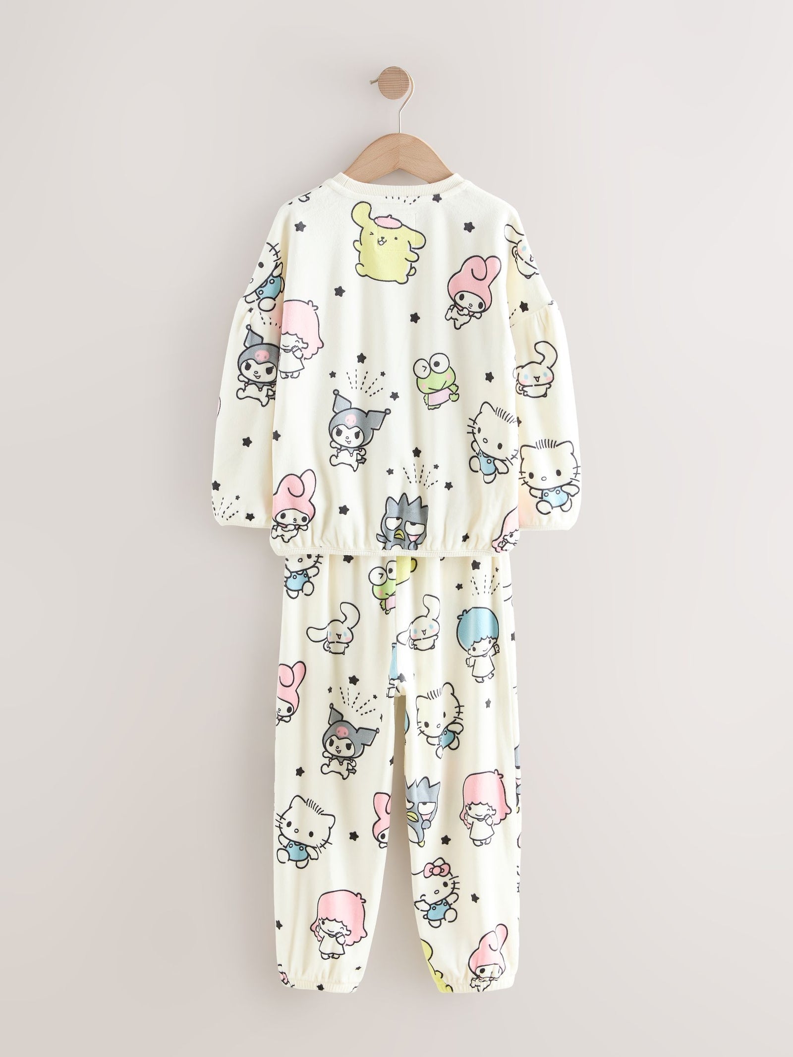Ecru Hello Kitty Cosy Fleece Pyjamas 1 Pack (3-16yrs)