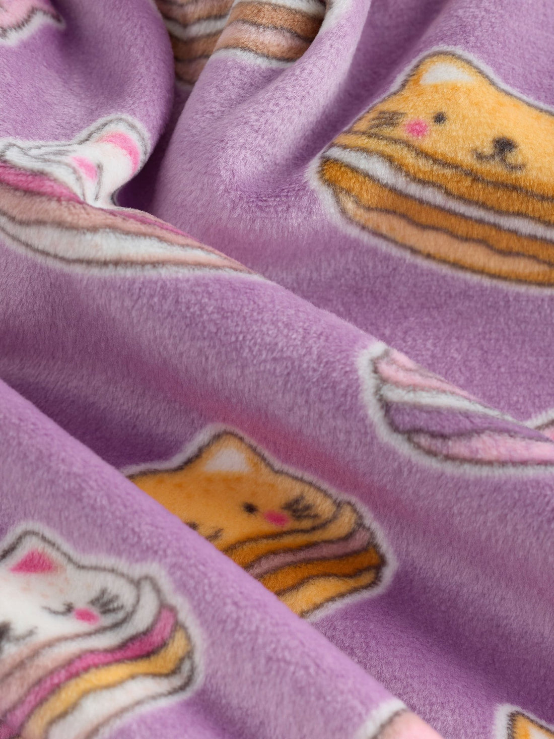 Pink Cataroon Cosy Fleece Pyjamas (3-16yrs)