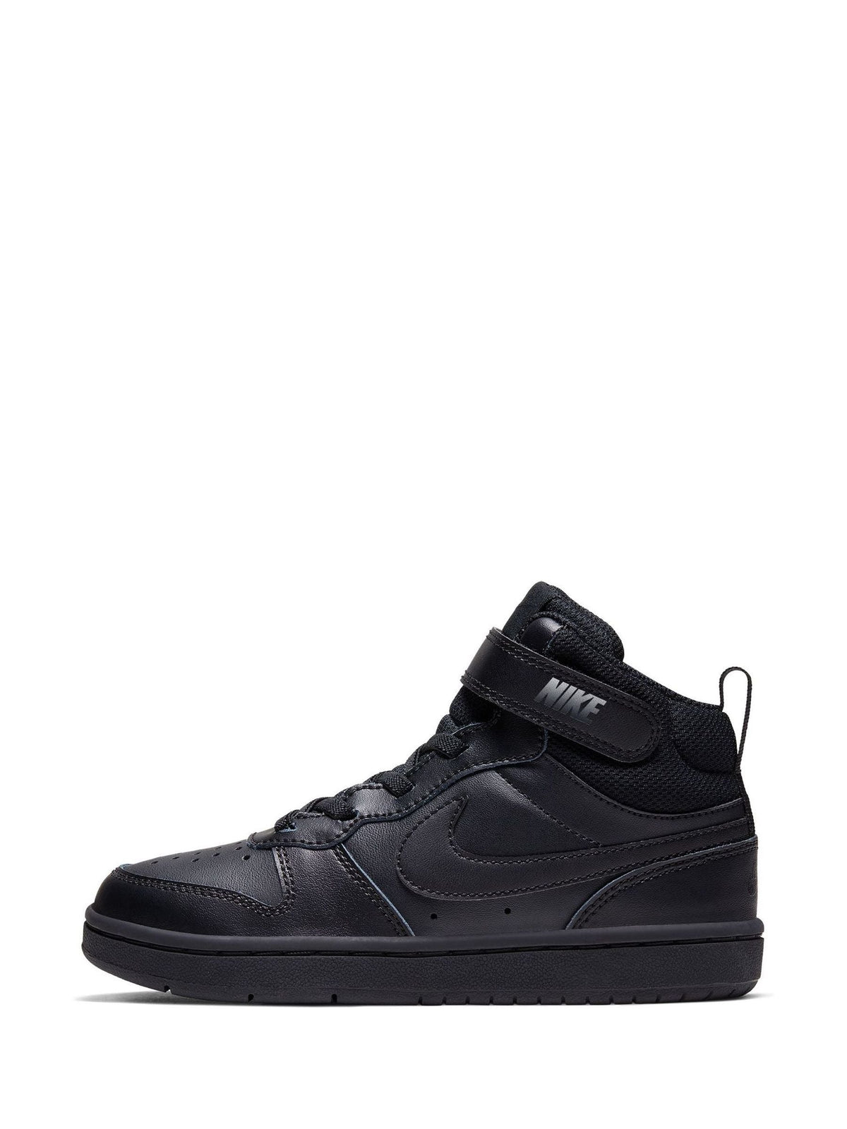 Nike Black Junior Court Borough Mid Trainers