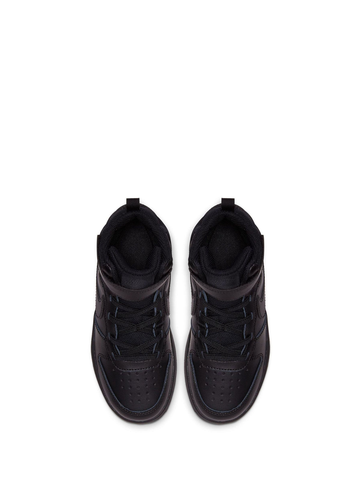 Nike Black Junior Court Borough Mid Trainers