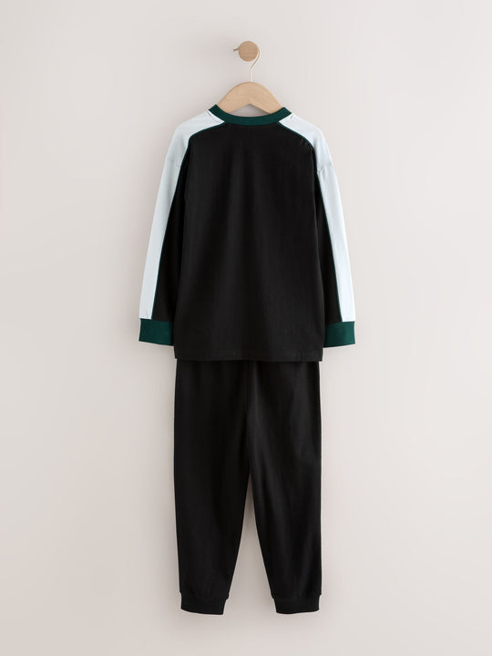 Green Long Sleeve Pyjamas 3 Pack (3-16yrs)