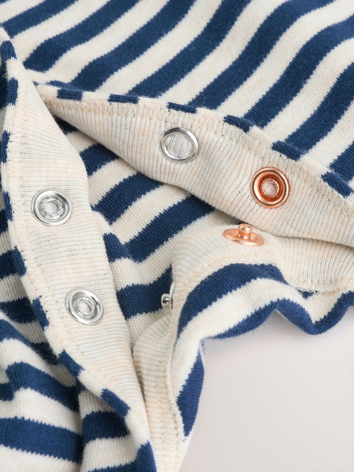 Navy Stripe Mummys Little Cub Baby Family Sleepsuit (0-2yrs)
