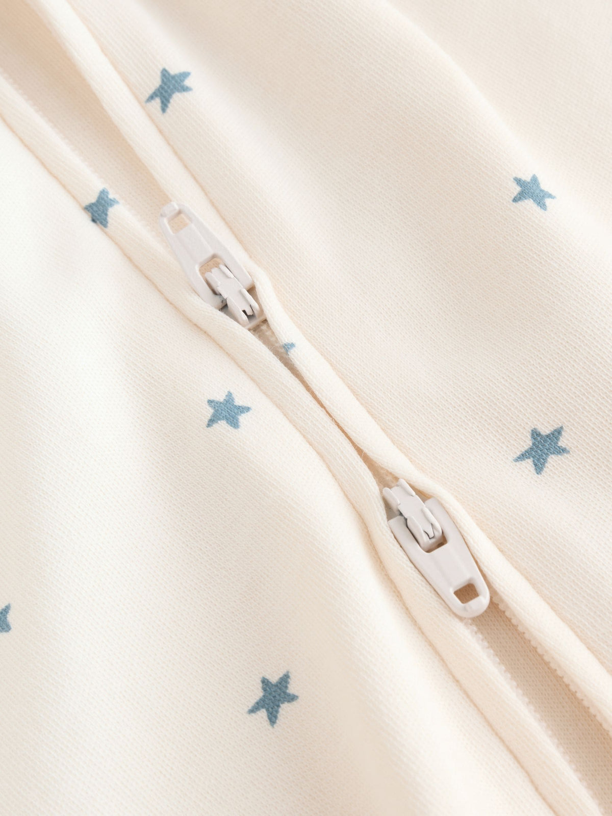 Blue Two Way Zip Baby Sleepsuits 3 Pack (0-2yrs)