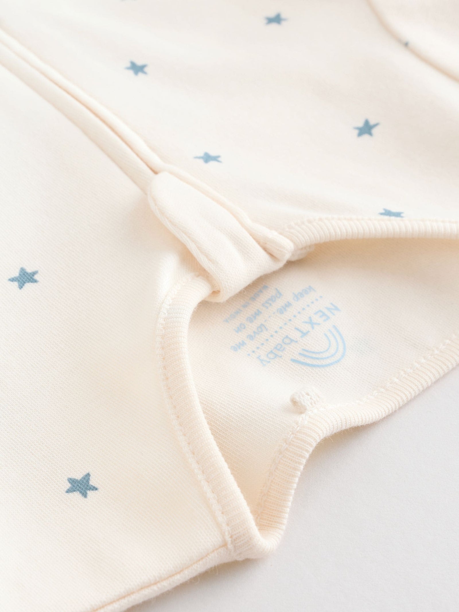 Blue Baby Two Way Zip Sleepsuits 3 Pack