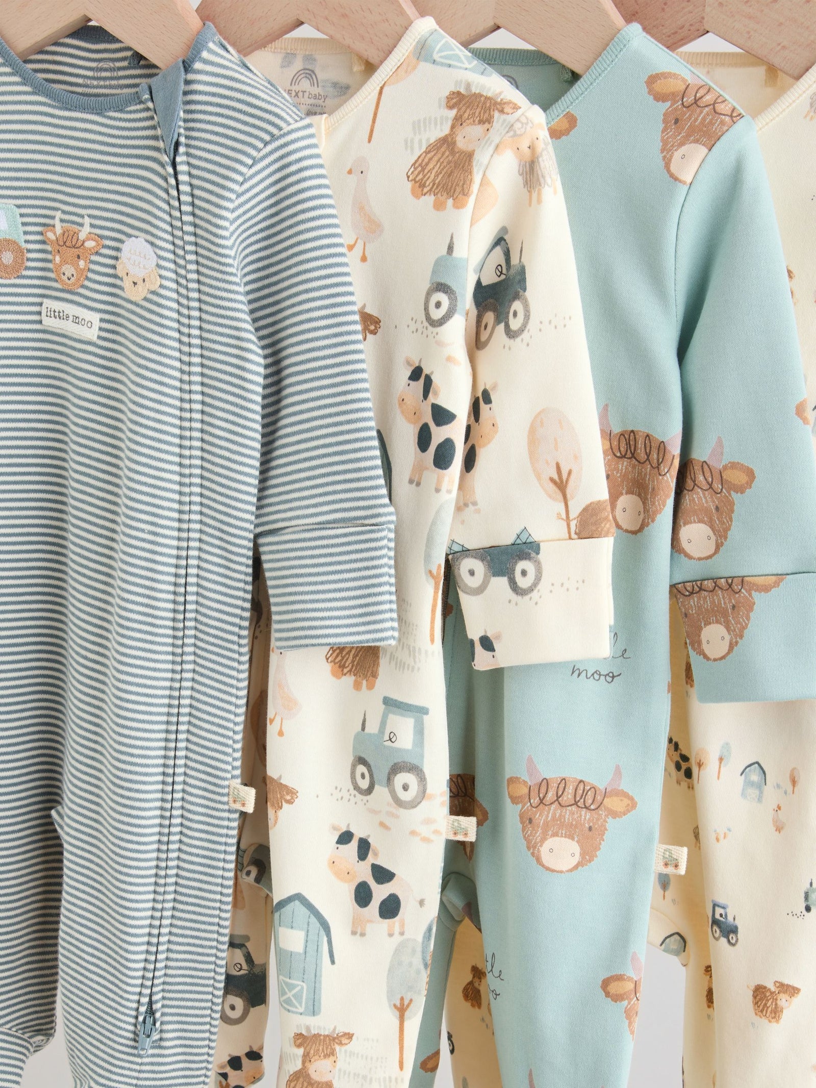 Minerals Baby Hamish Sleepsuits 4 Pack (0-2yrs)