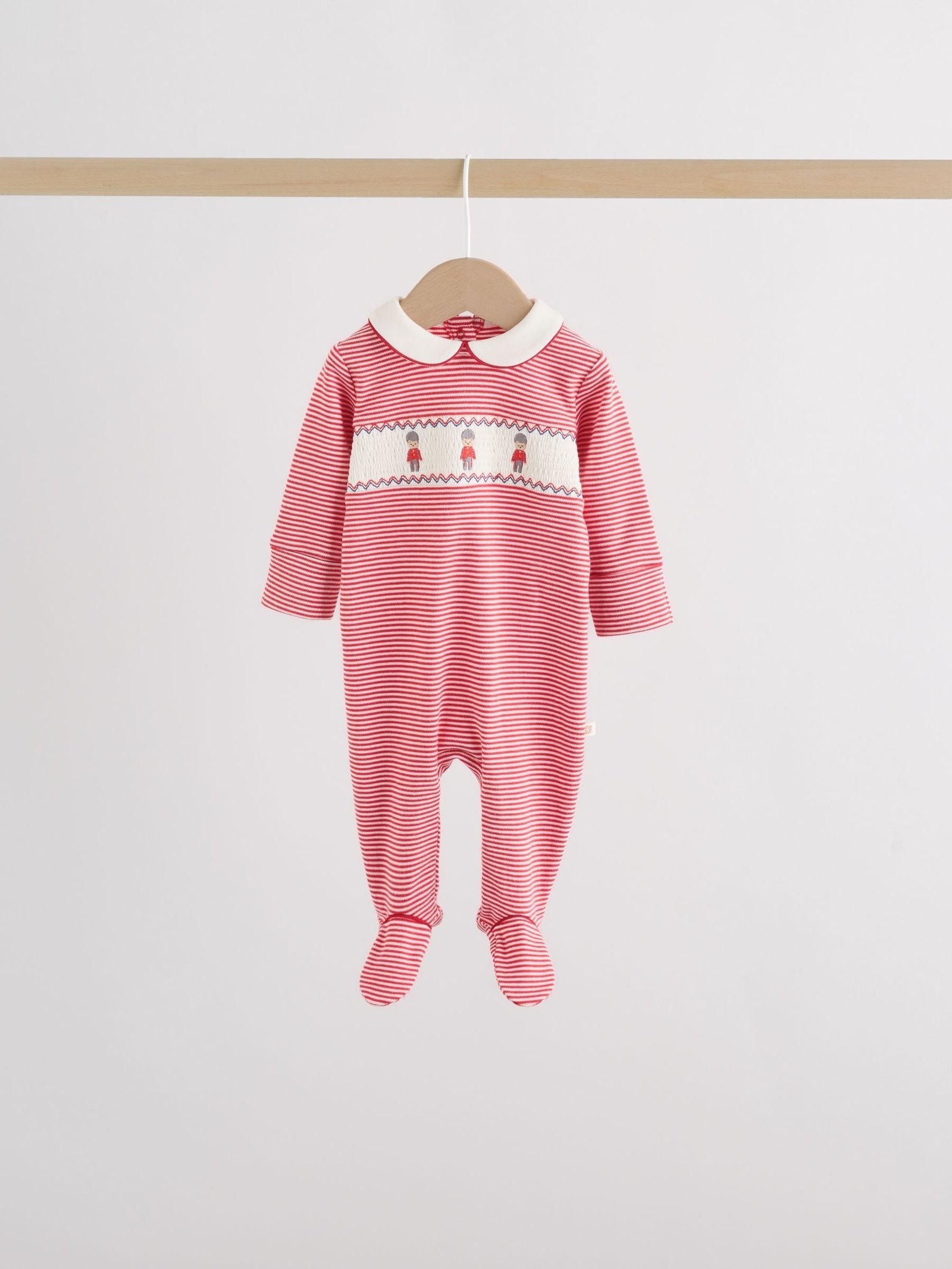 Red Bear Baby Sleepsuits 3 Pack (0-2yrs)