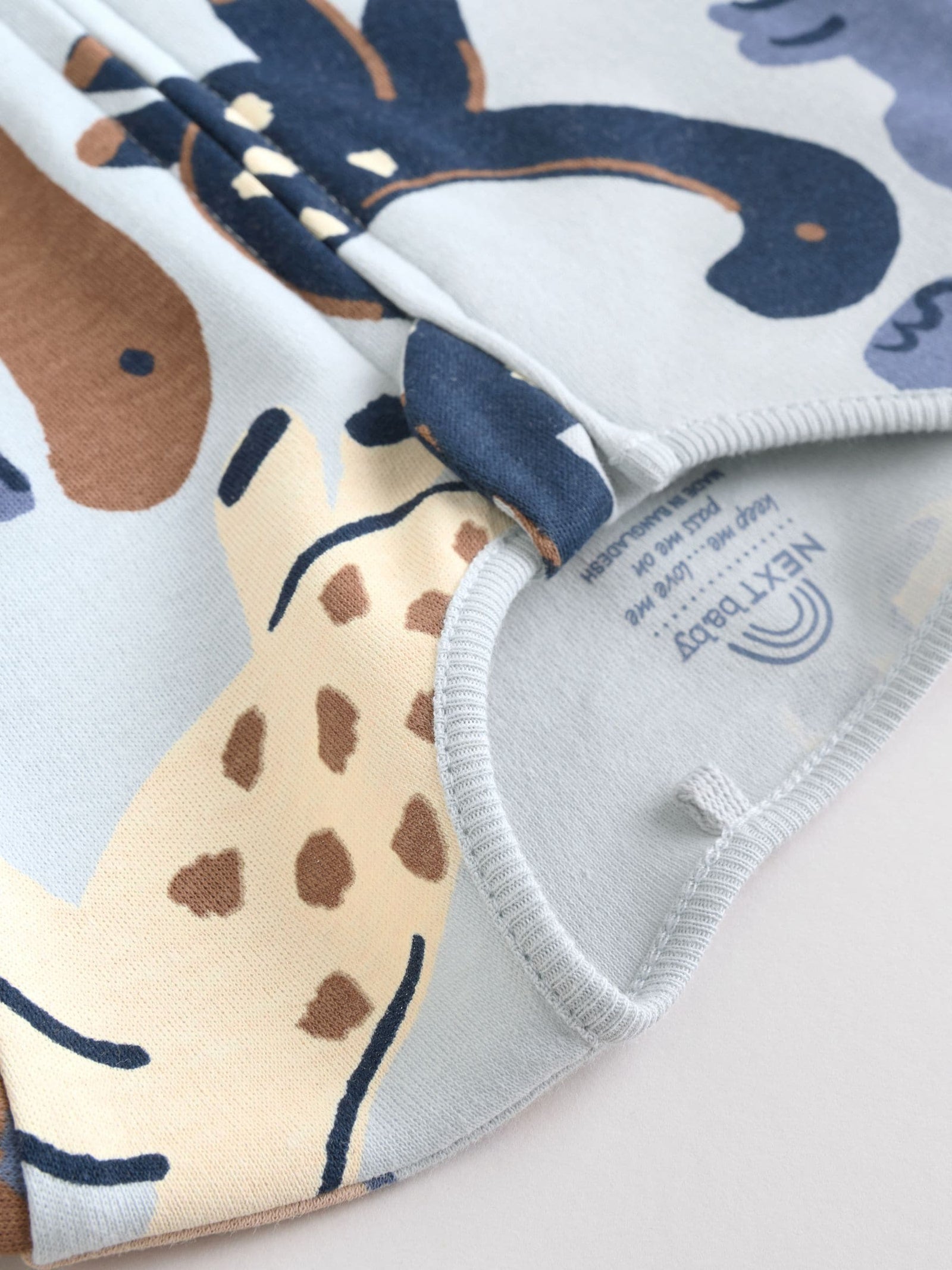 Navy Baby Two Way Zip Sleepsuits 4 Pack