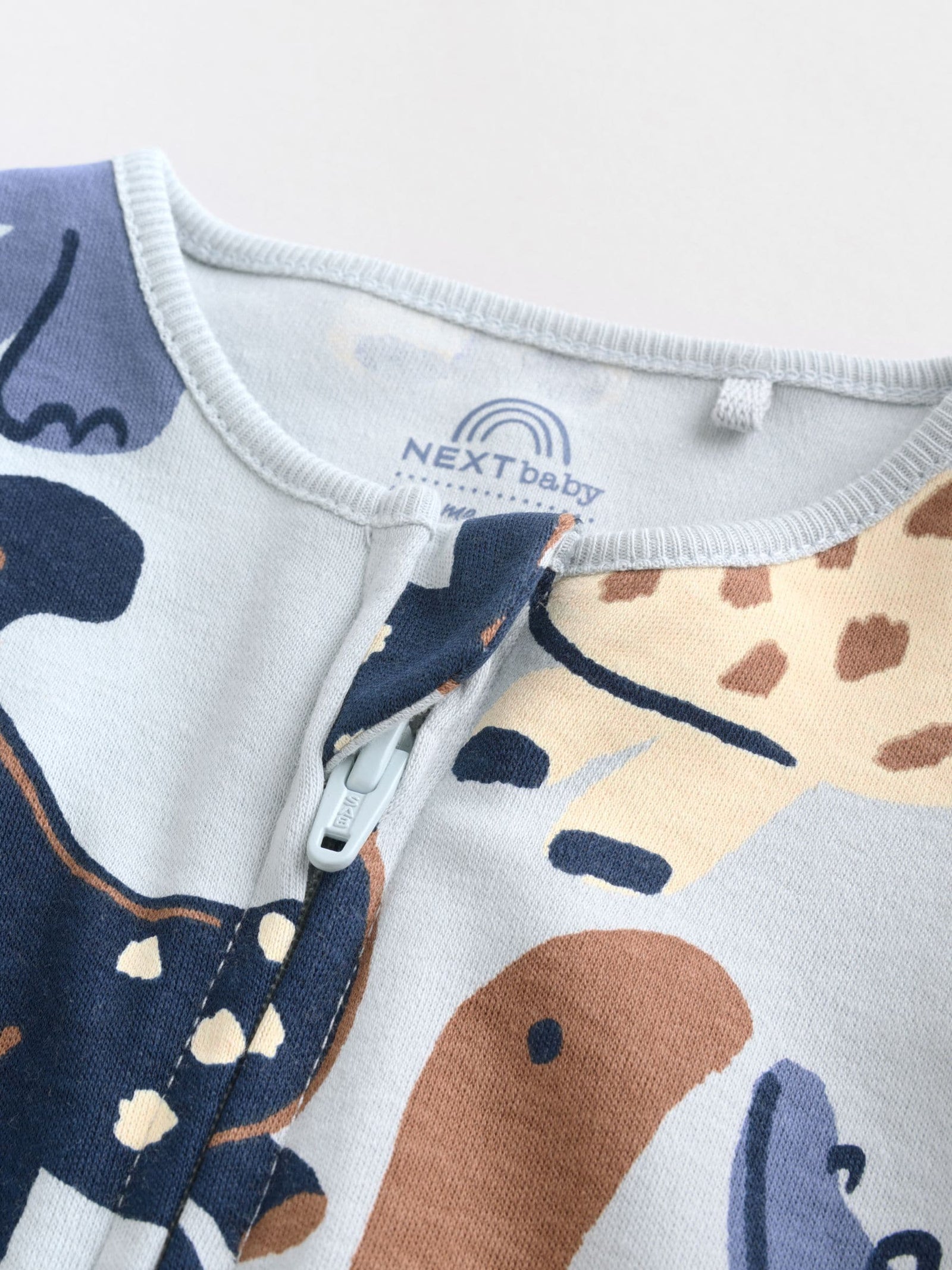 Navy Baby Two Way Zip Sleepsuits 4 Pack