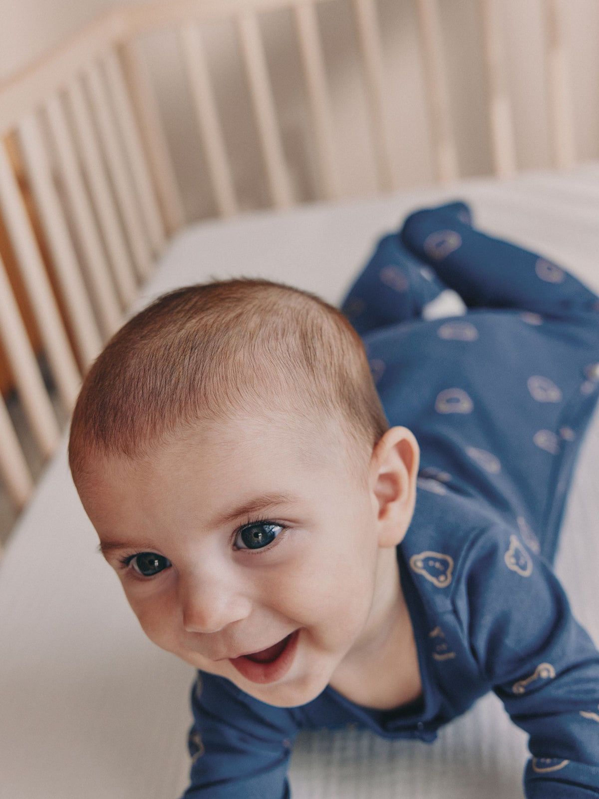 Navy Daddys Little Cub Baby Family Sleepsuit (0-2yrs)
